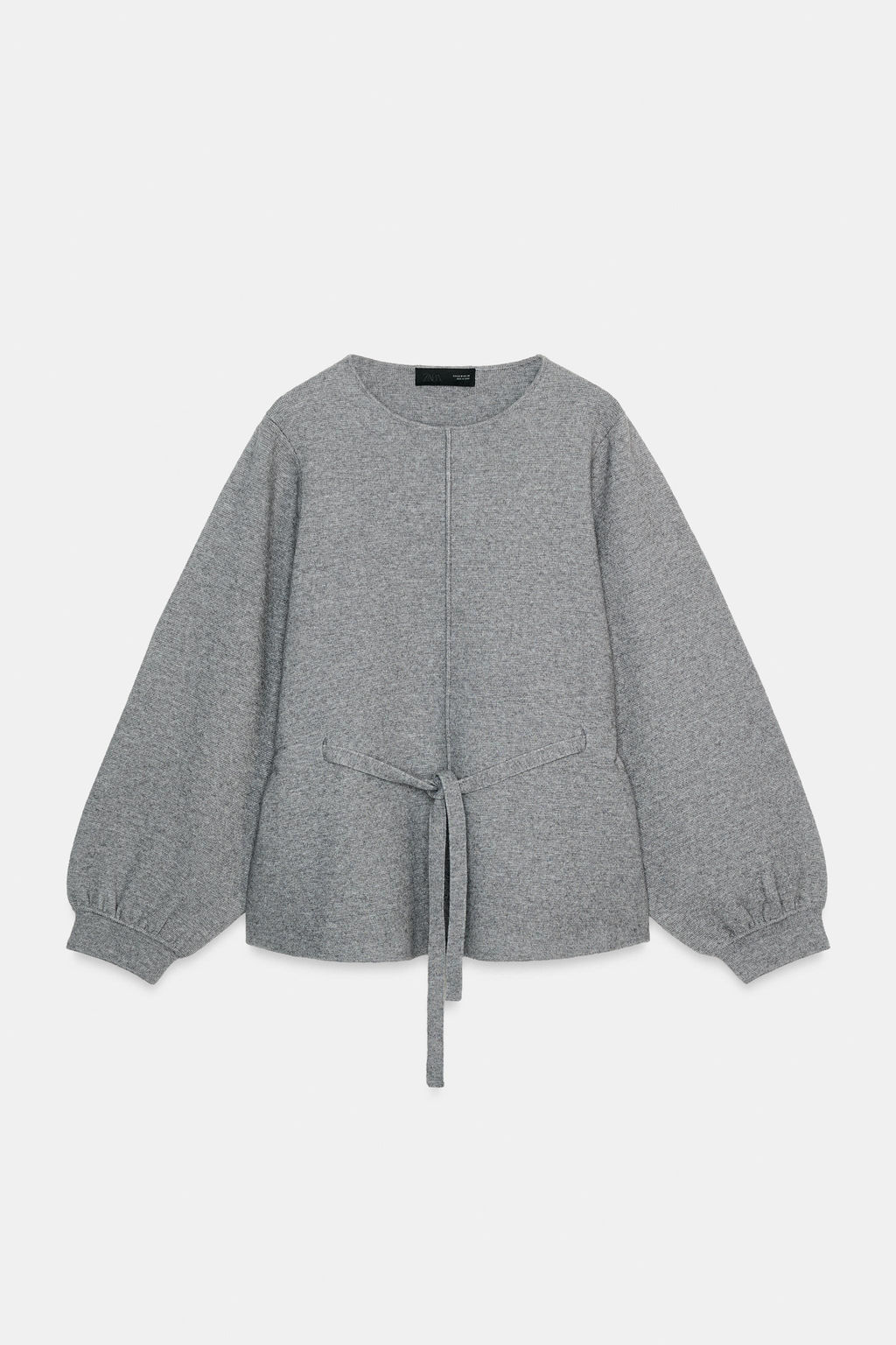 KNIT JUMPER WITH DRAWSTRING - Zara фото 5
