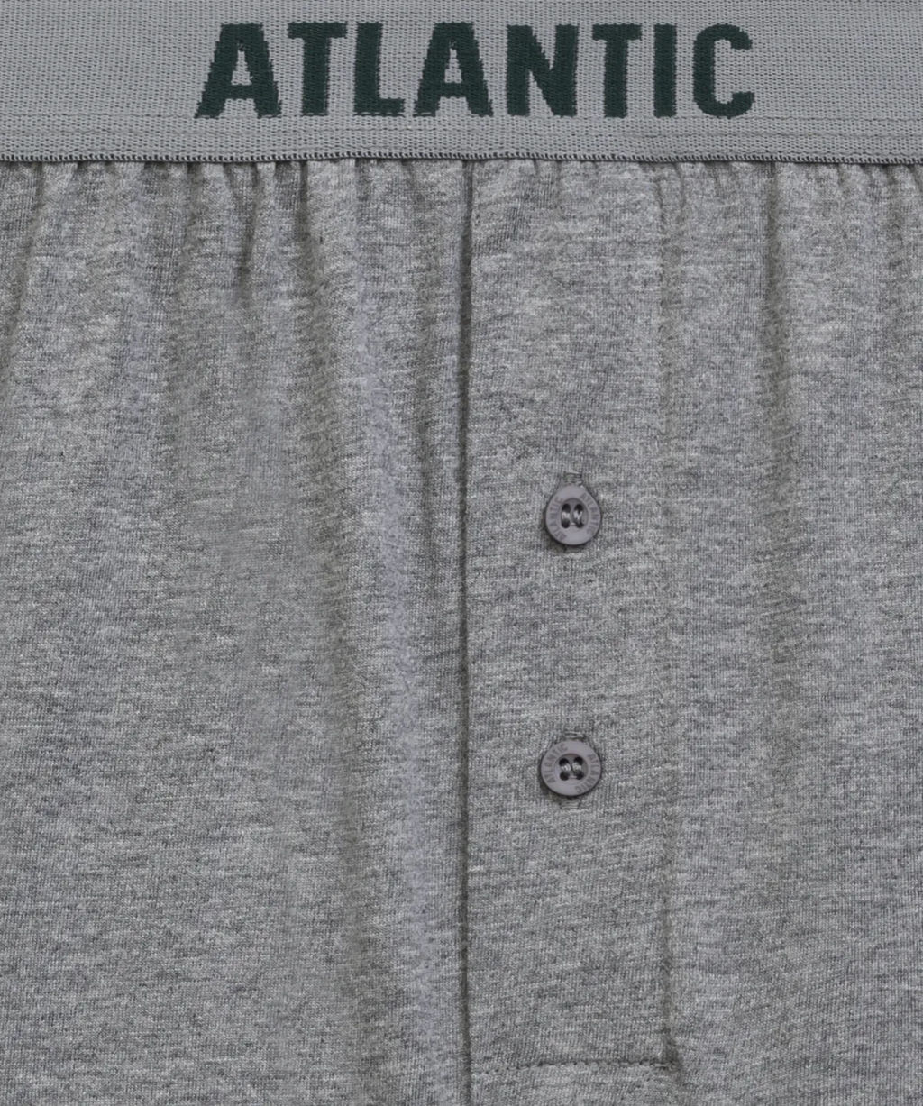 ATLANTIC 2MBX-025 Трусы боксеры Solid - набор 2 шт. черный + серый меланж  фото 6