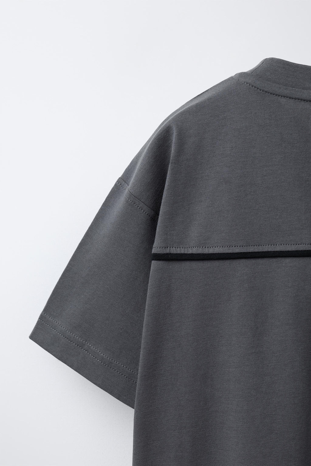 JOGGING T-SHIRT WITH LABEL - Zara фото 4