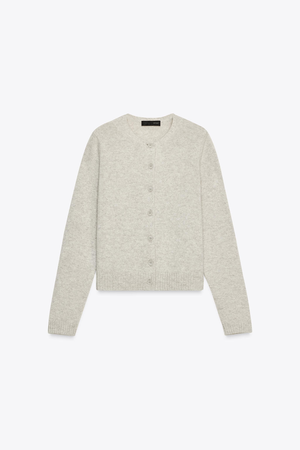 BASIC 100% WOOL KNIT CARDIGAN - Zara фото 8