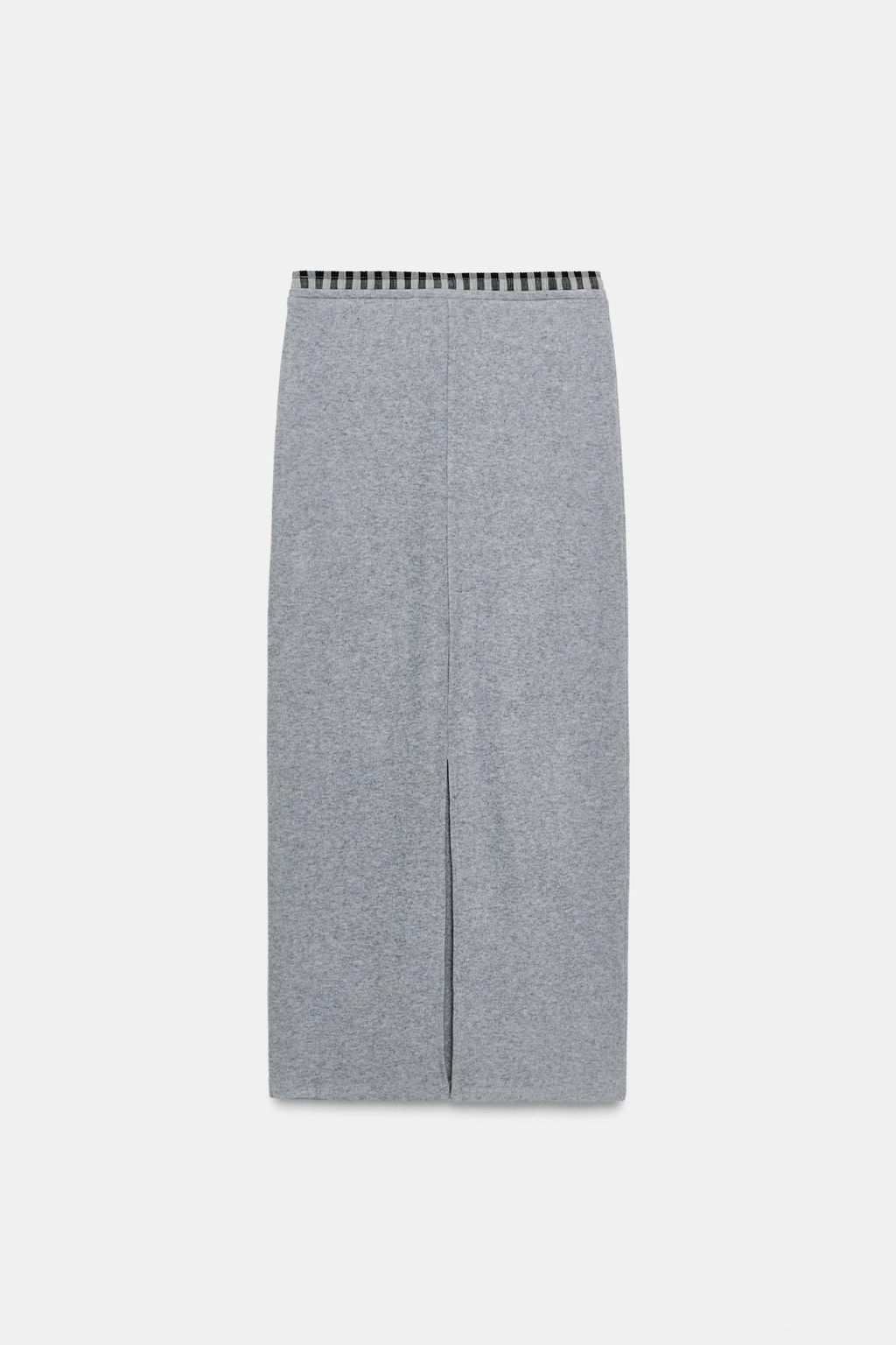MIDI SKIRT WITH CONTRAST WAIST - Zara фото 6