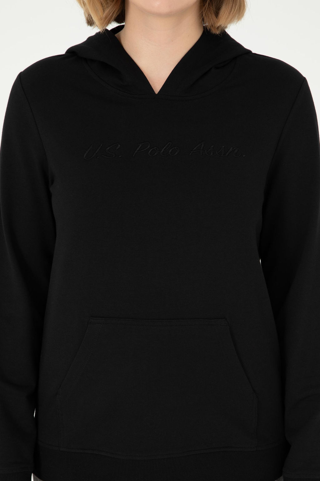 Женский черный свитшот - U.s. polo assn фото 6