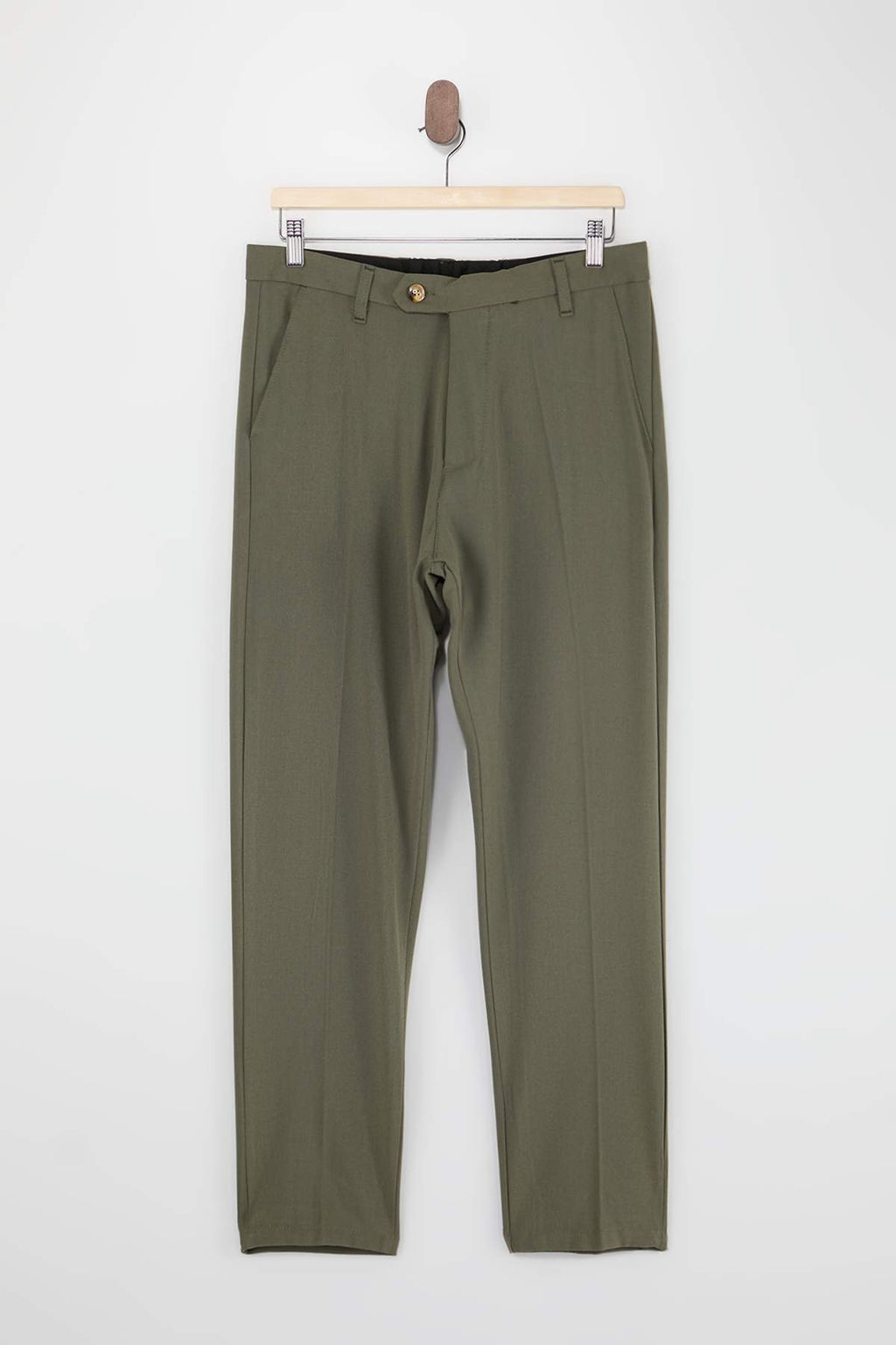 Haki Esnek Likral? Slim Fit Bilek Boy Erkek Pantolon TMNSS26PL00019