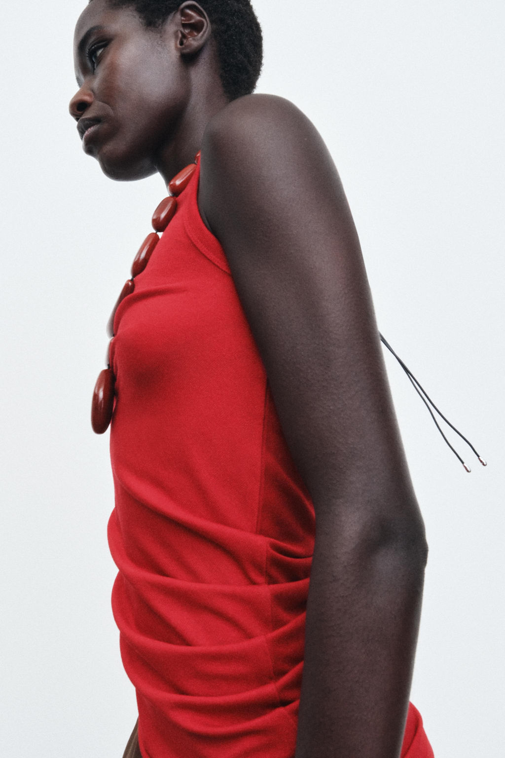 DRAPED SLEEVELESS TOP - Zara фото 11