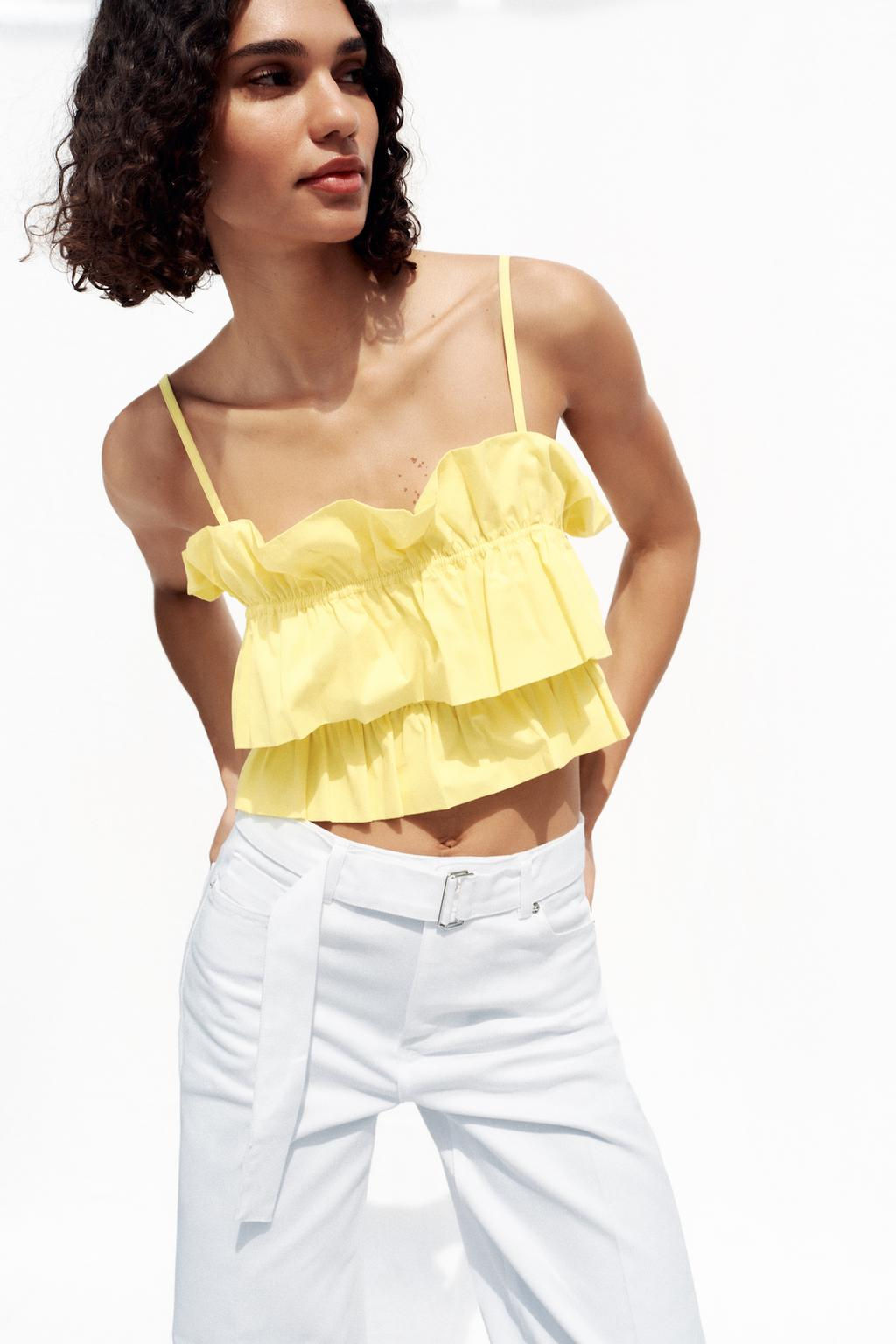 JEANS Z1975 WIDE-LEG HIGH-WAIST WITH BELT - Zara фото 3