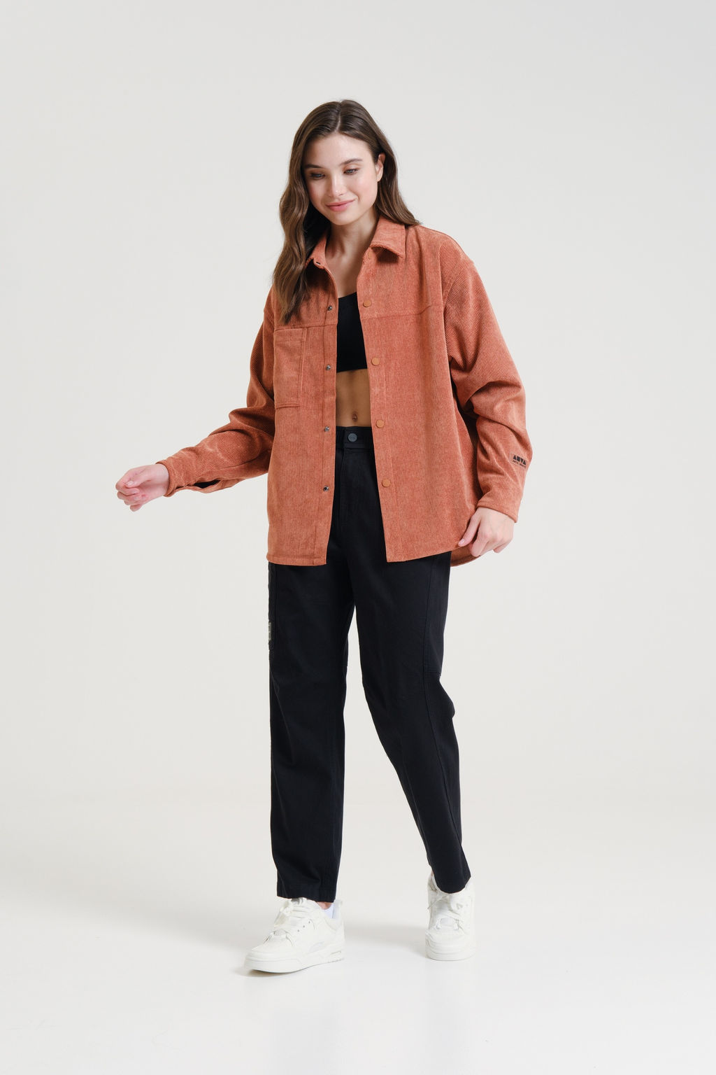 Рубашка Оранжевый ANTA SKATE LS Shirt  фото 2