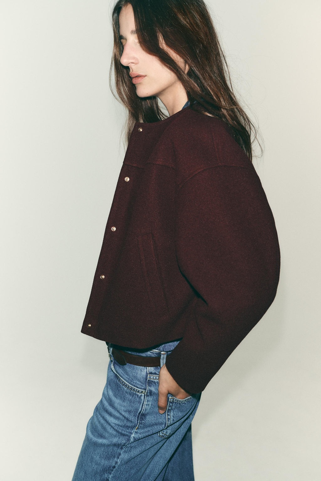 SOFT JACKET WITH GOLD BUTTONS - Zara фото 7