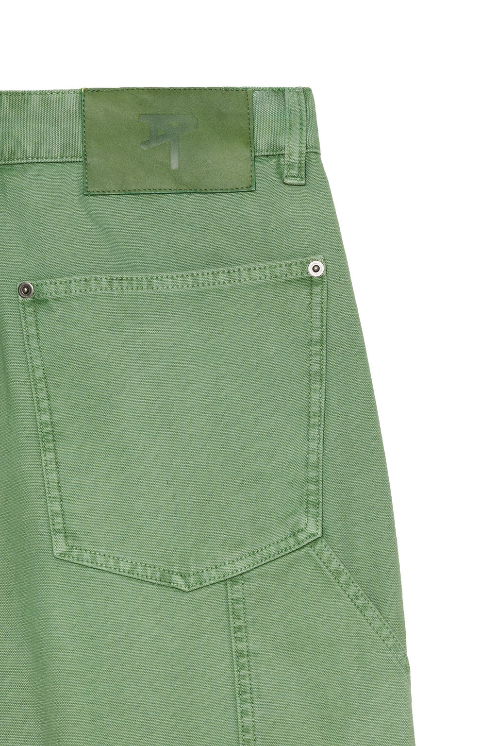PANTAL?N RELAXED FIT BOLSILLO CARPINTERO / VERDE - Zara фото 5