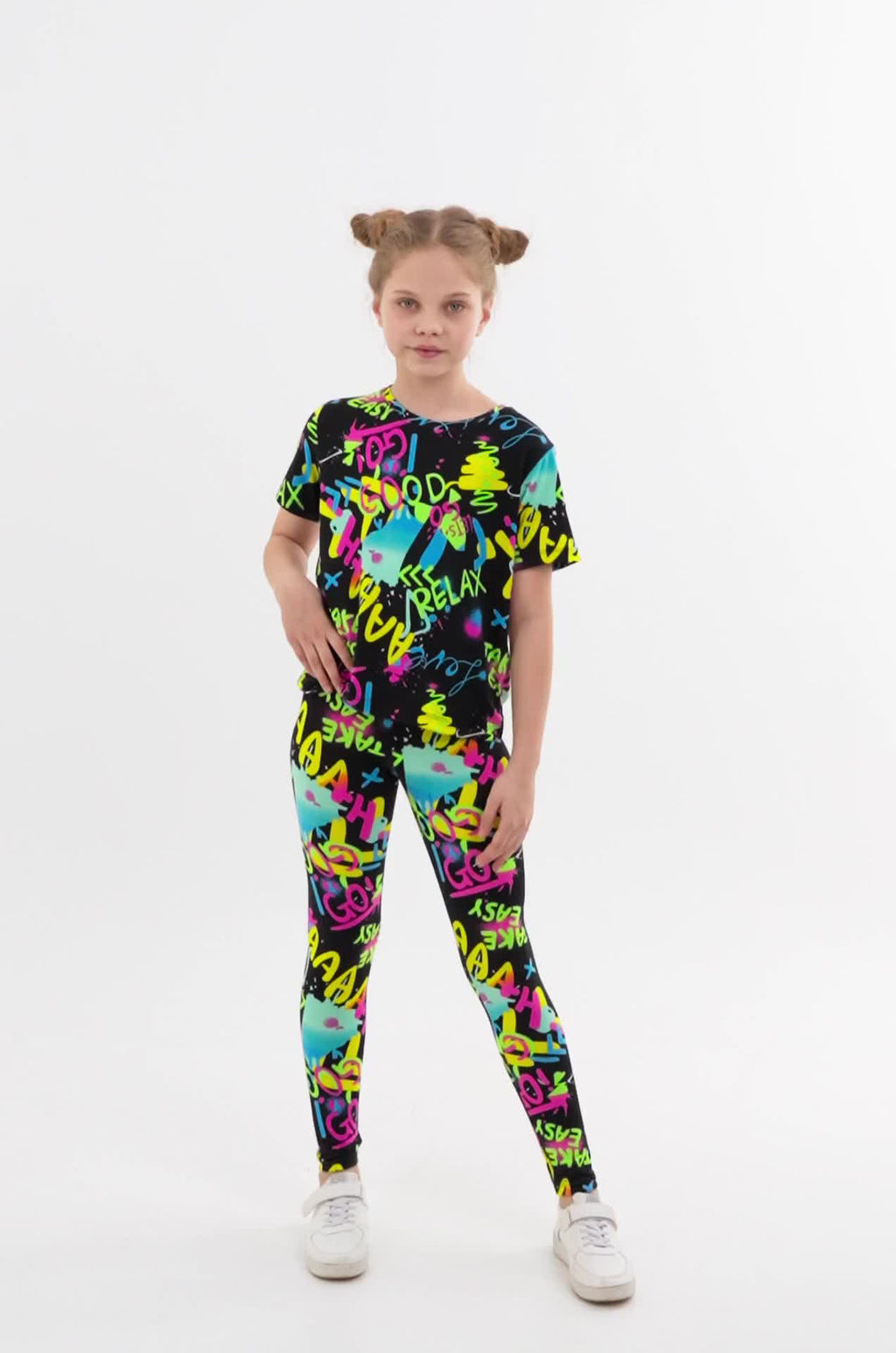 Летний костюм из бамбука для девочки Happyfox