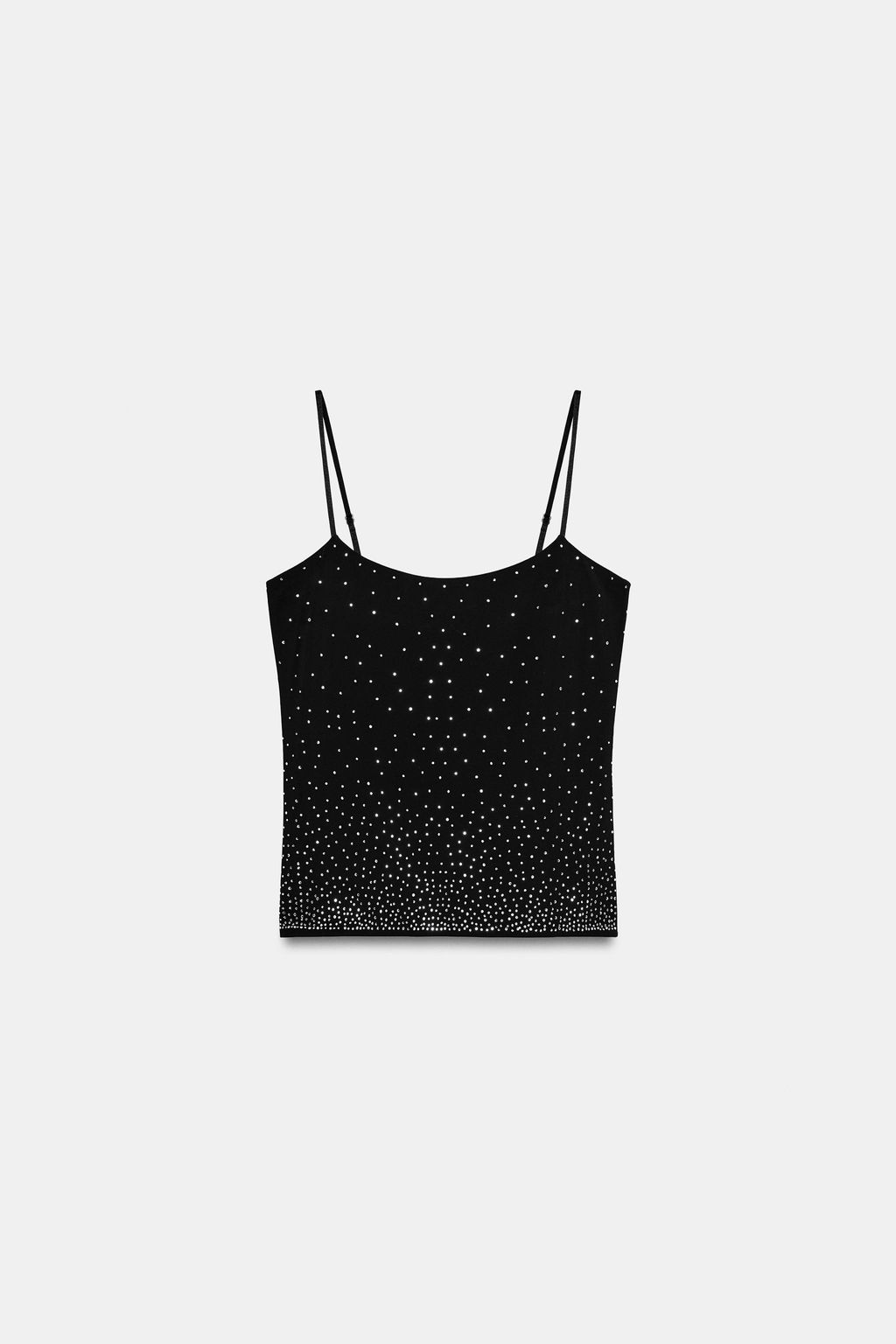 TOP TIRANTES BRILLOS / Negro - Zara фото 5