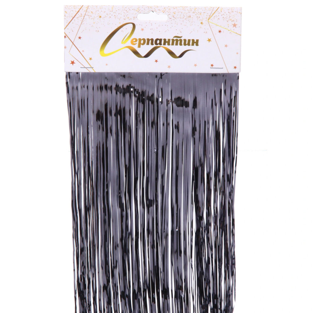 Цена за 10 шт. Дождик 2 м "Глянцевый стиль", графит