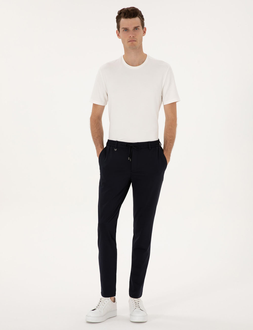 Lacivert Slim Fit Klasik Jogger Pantolon - Pierre cardin фото 7