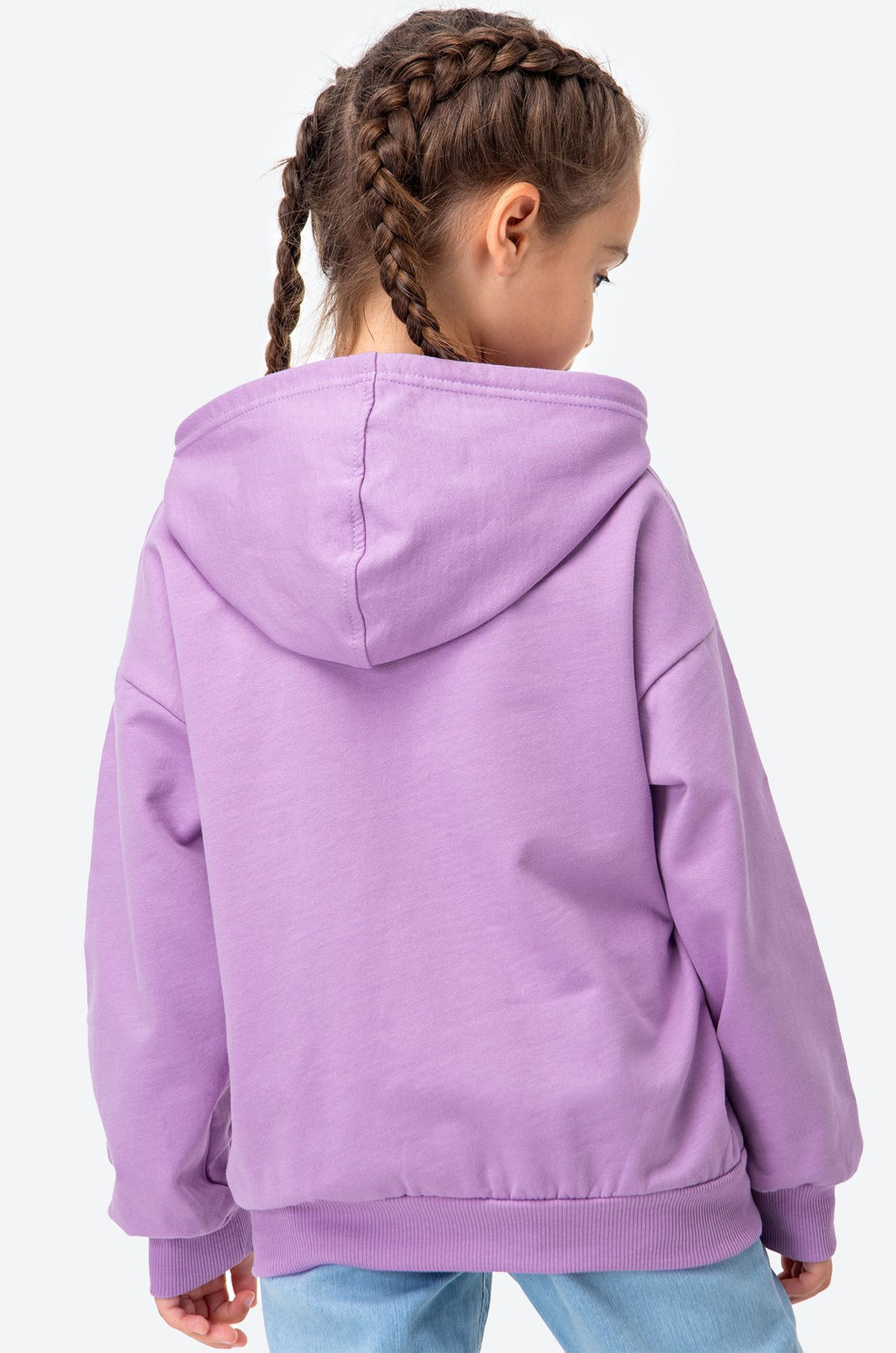 Толстовка для девочки из футера с микроначесом Bonito  фото 36