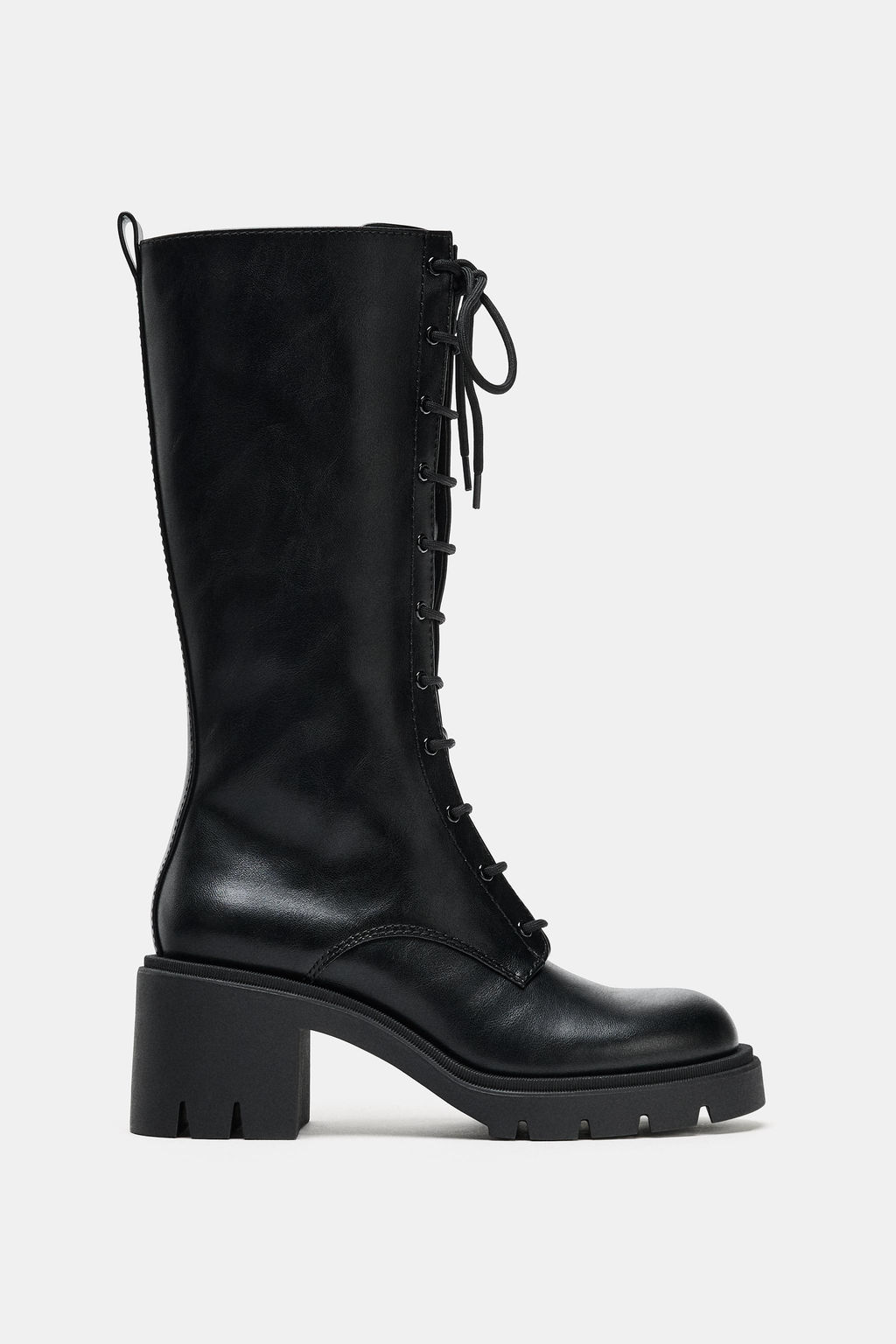 LACE-UP BOOTS - Zara фото 3