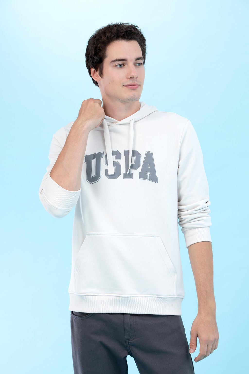 U. S. Polo Assn Базовая толстовка с капюшоном Stone (унисекс) - U.s. polo assn фото 20