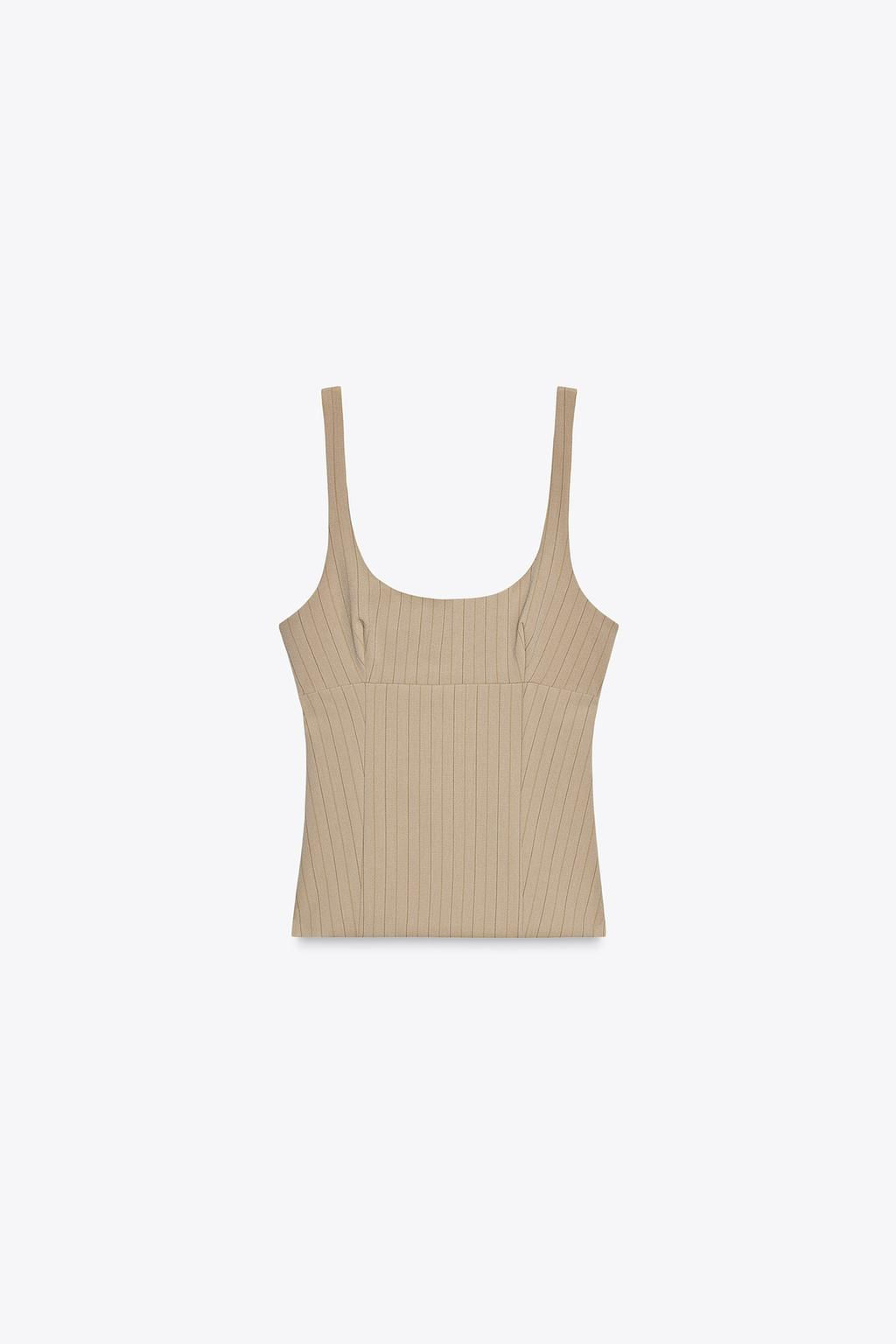 STRIPED OPEN-BACK TOP - Zara фото 6