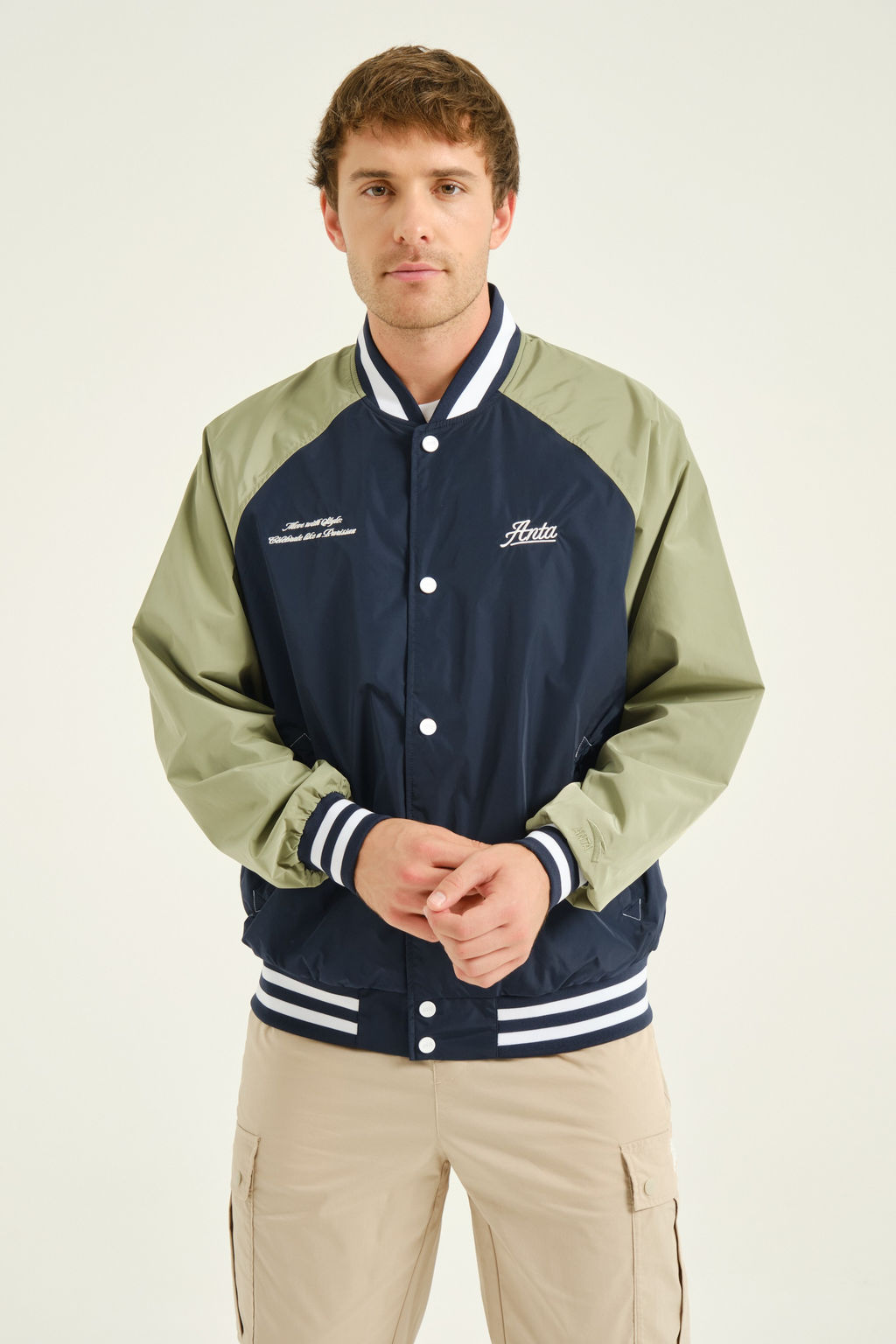 Бомбер Темно-синий - Anta фото 4