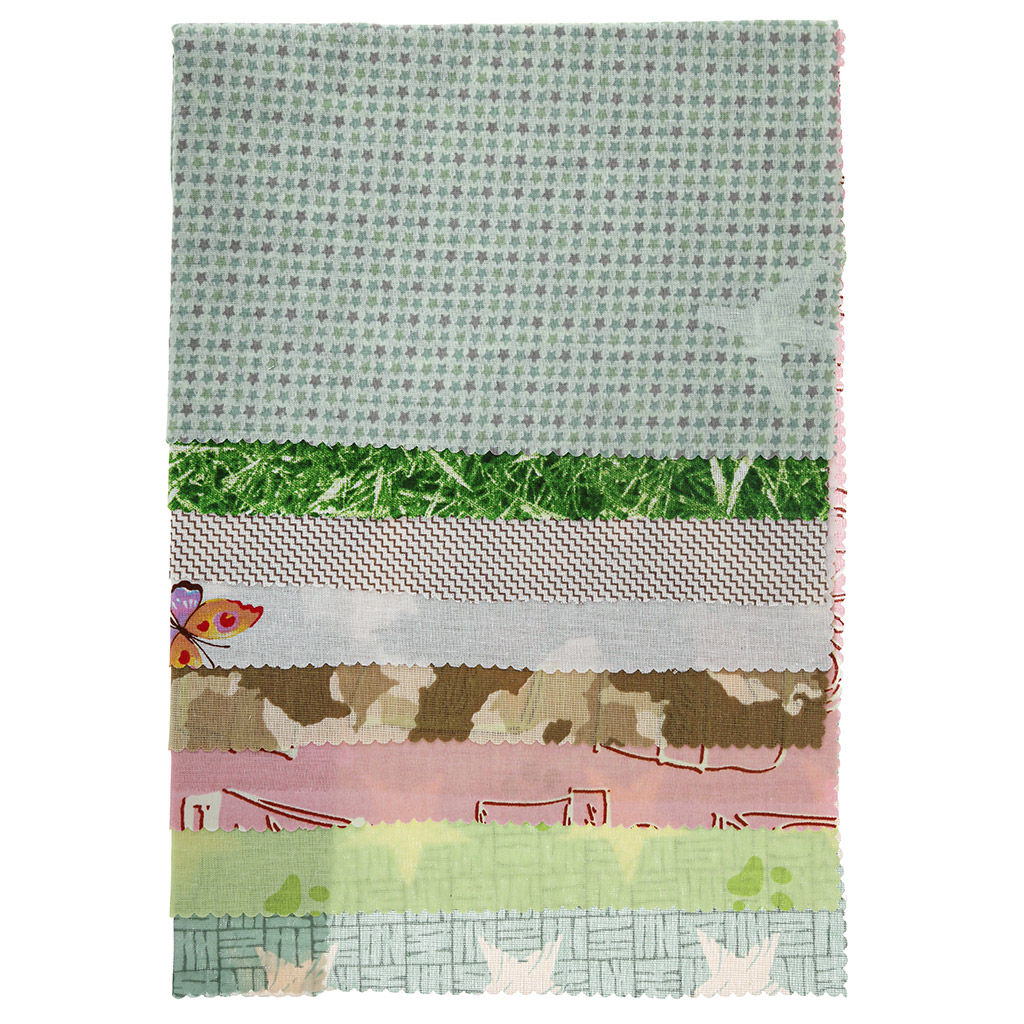 Лоскут для пэчворка и декорирования, набор 8шт 26х26см, хлопок 100%, в п/э на картоне, Домашняя мода (Россия)  фото 6