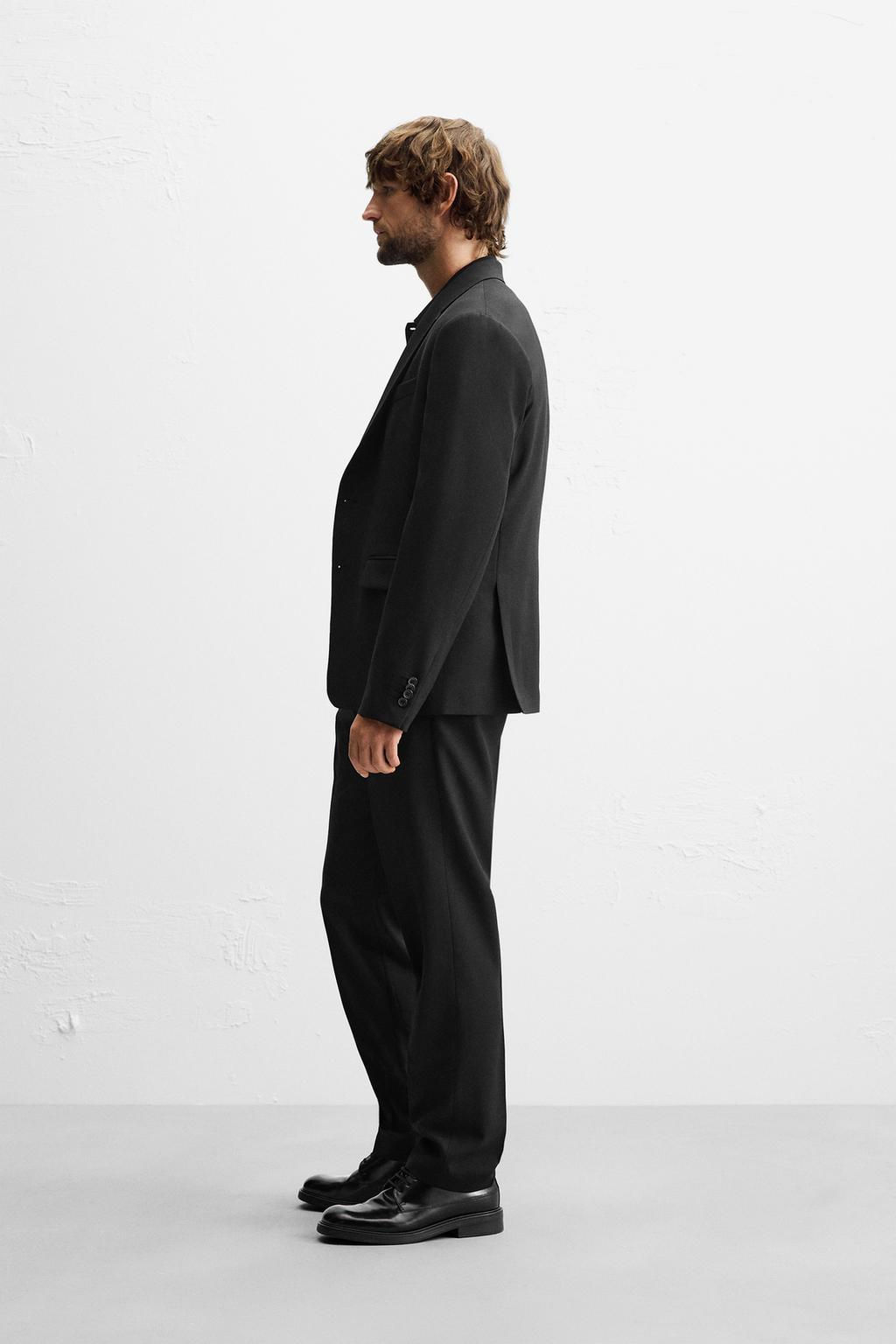 WOOL SUIT TROUSERS - Zara фото 4