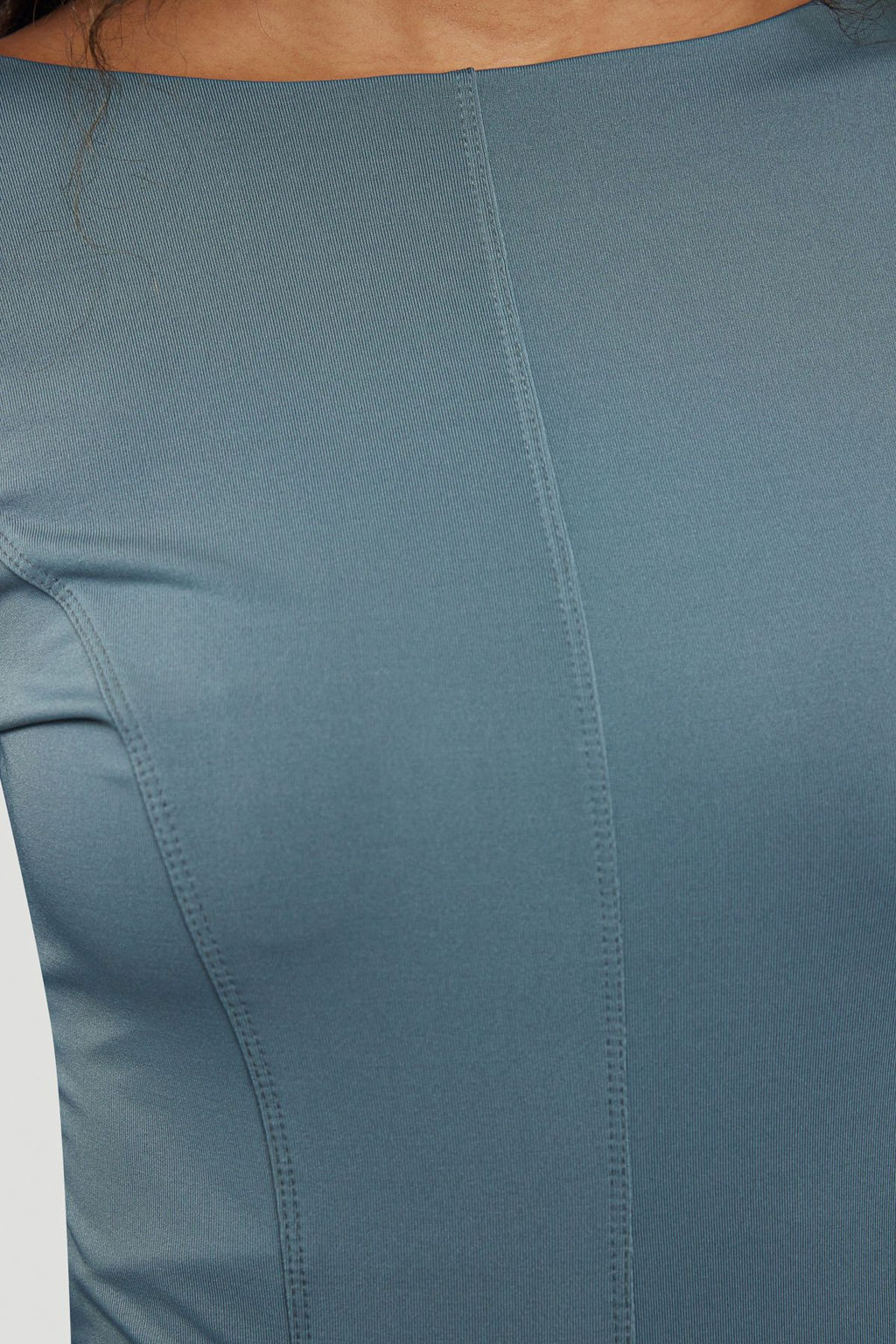 Antrasit Fitted/Vucuda Oturan Kay?k Yaka Biye Detayl? Esnek Orme Body TWOAW25BD00002 - Trendyolmilla фото 4