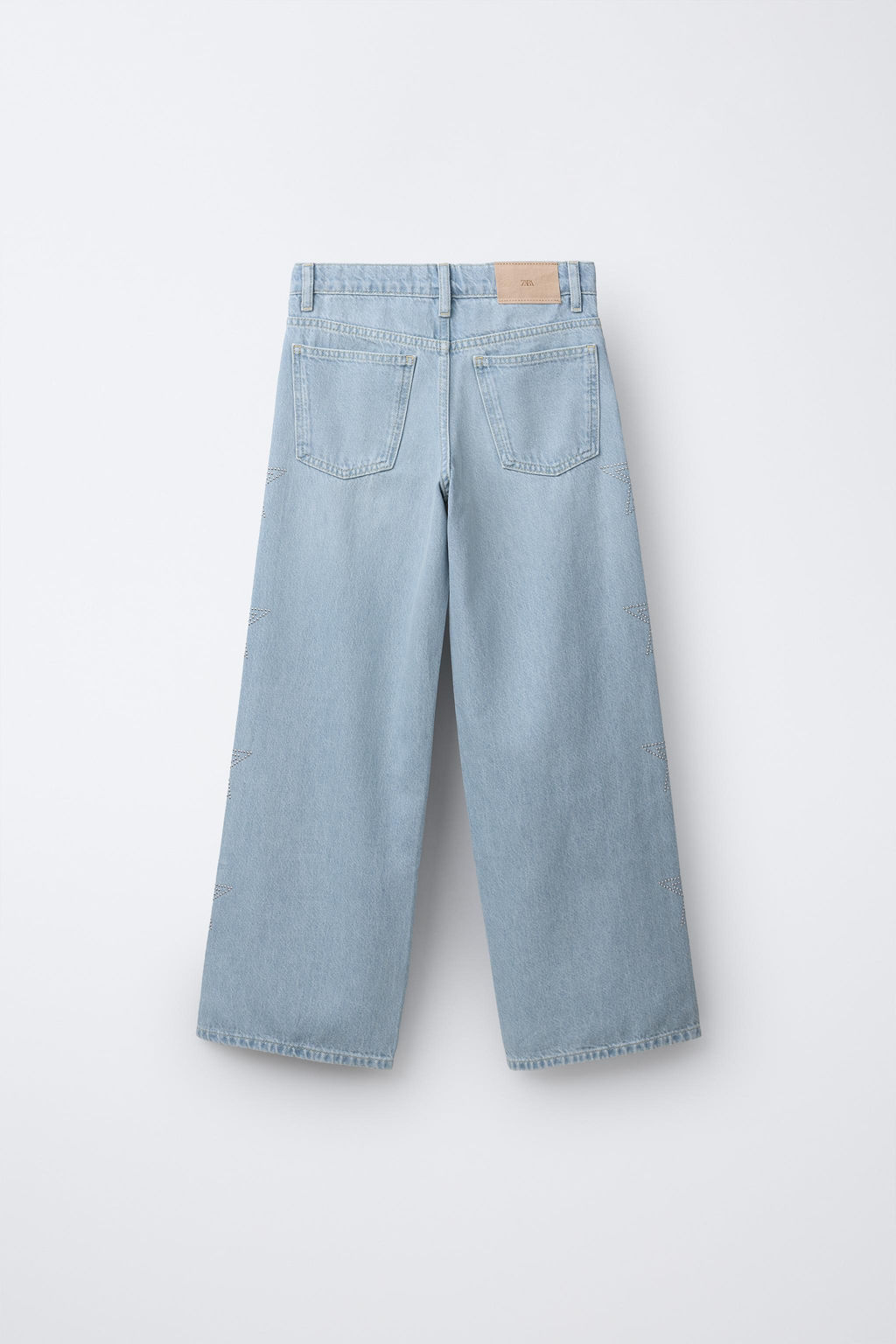 WIDE-LEG JEANS WITH STARS - Zara фото 6