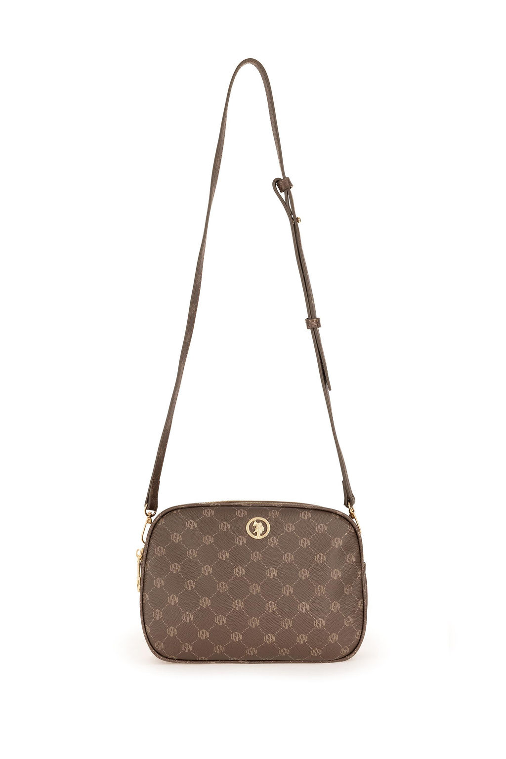 Женская коричневая сумка через плечо Неожиданная скидка в корзине - U.s. polo assn фото 6
