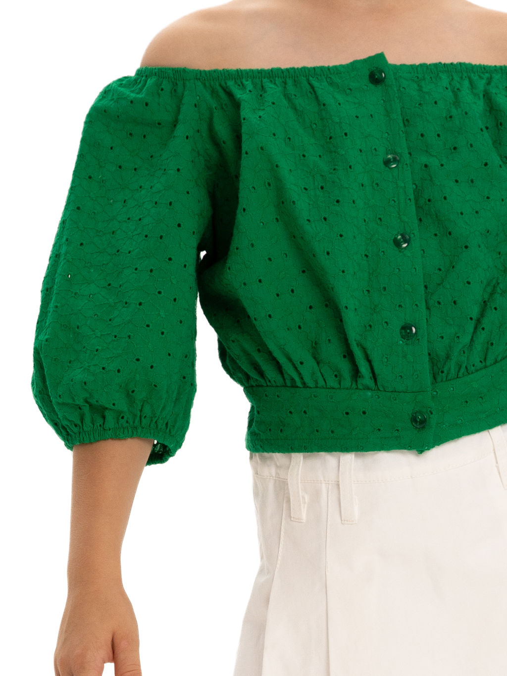 Блузка для девочки О56428 - Карамелли фото 4