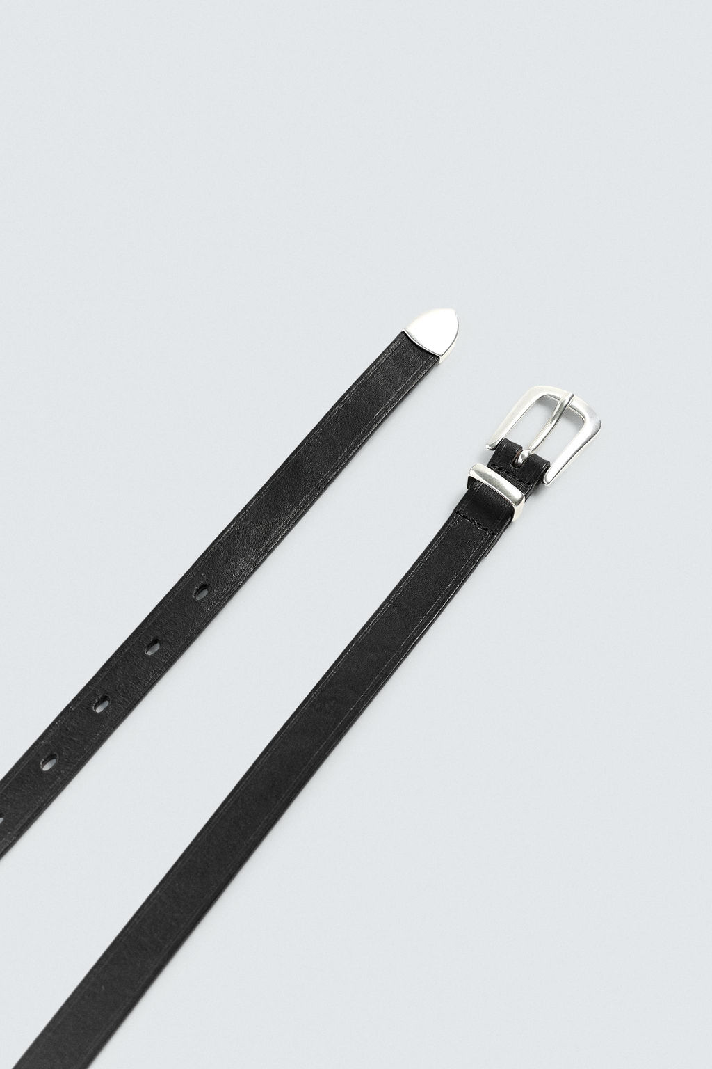 VINTAGE EFFECT LEATHER BELT - Zara фото 3