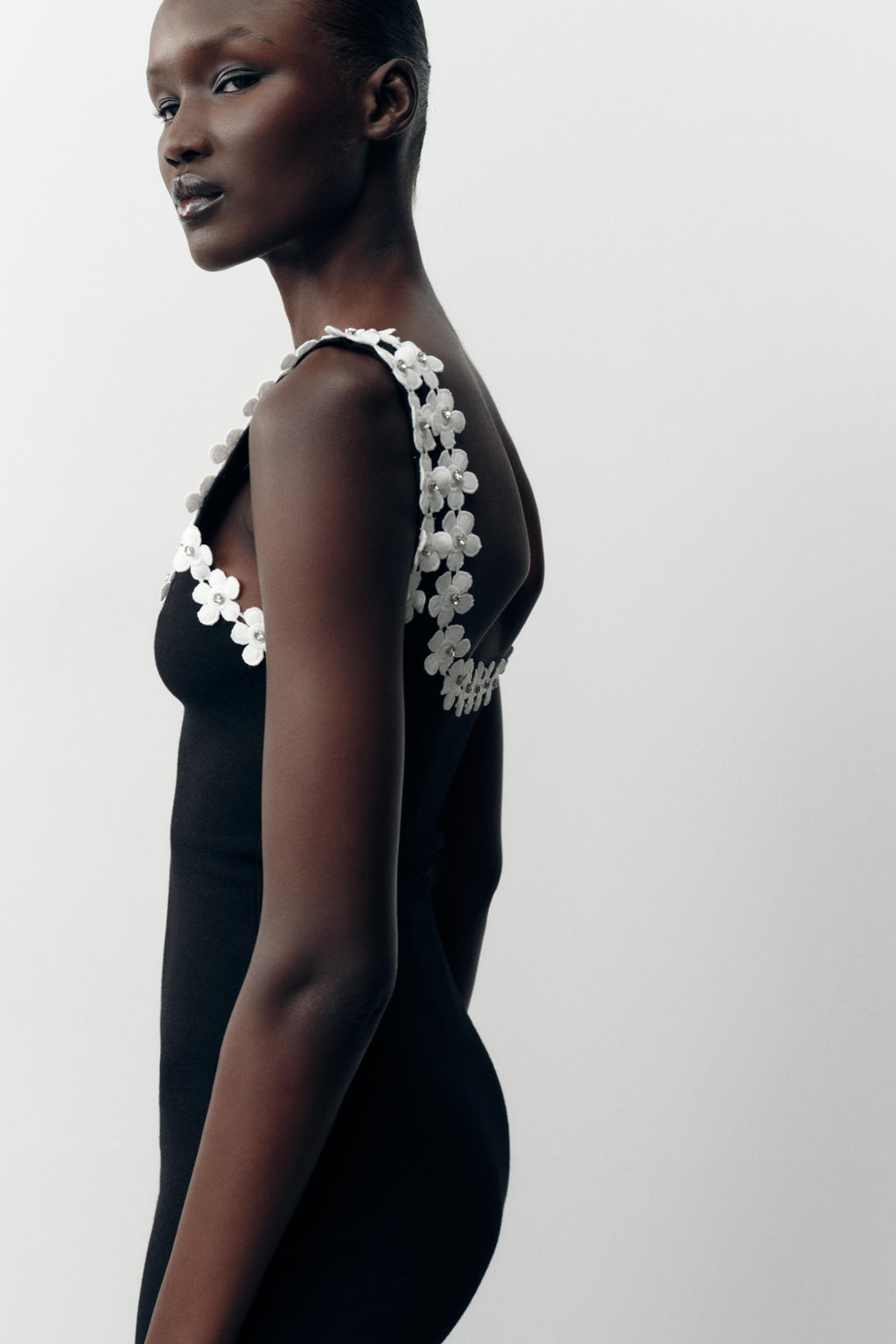 FLORAL HARDWARE STRETCH DRESS - Zara фото 12