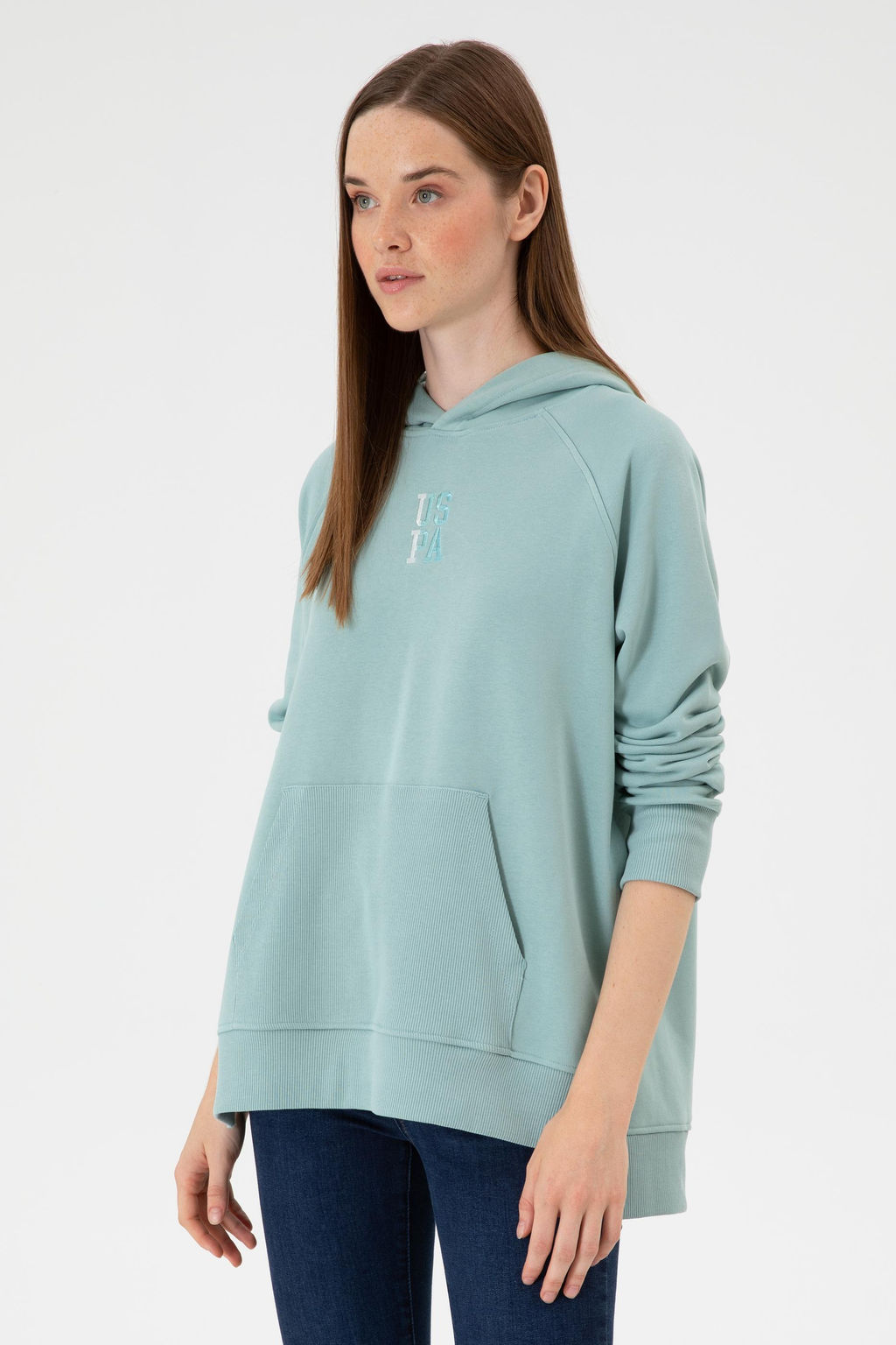 Kad_n Mint Sweatshirt Sepette S_rpriz _ndirim - U.s. polo assn фото 3