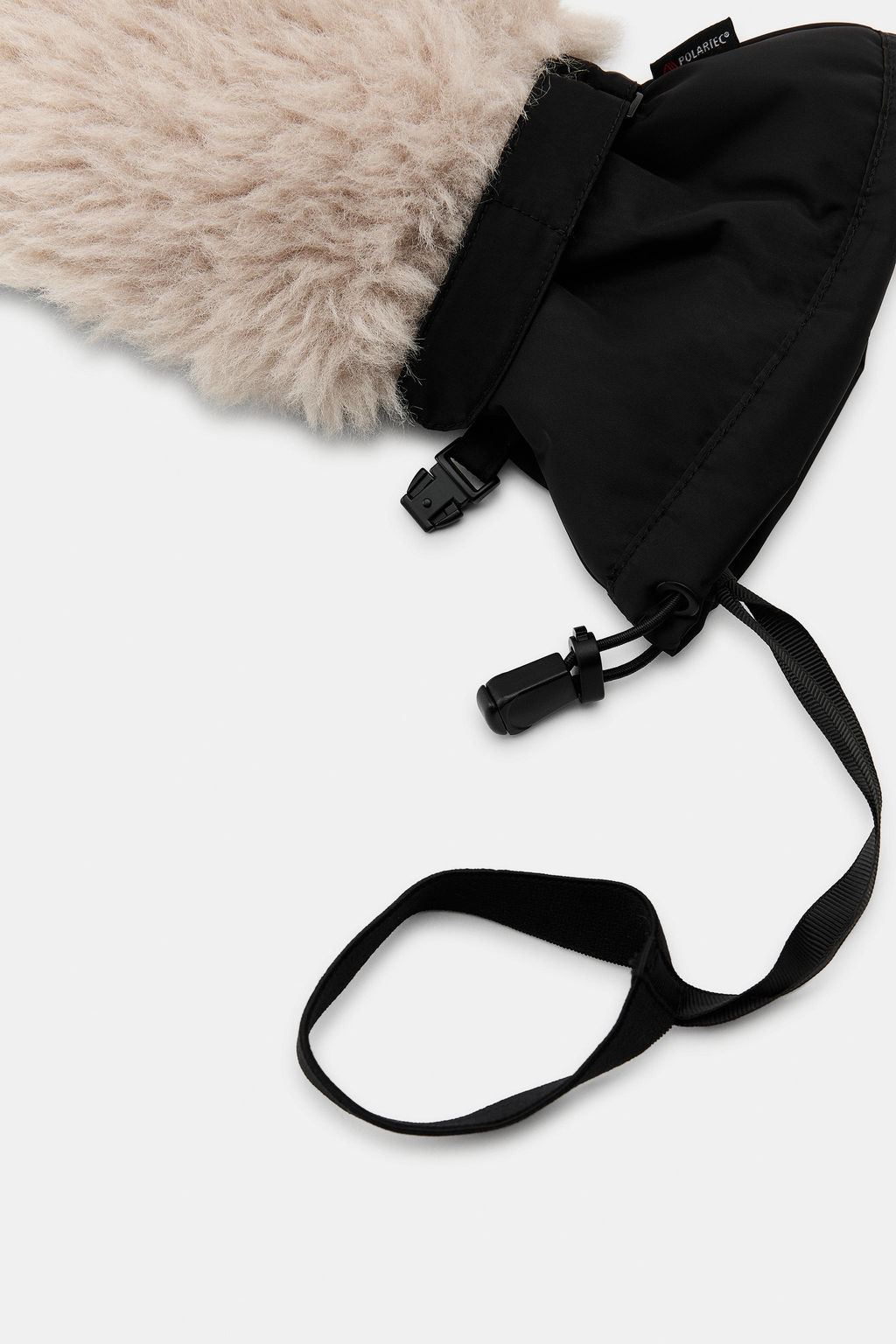 FAUX FUR POLARTEC® MITTENS SKI COLLECTION - Zara фото 4