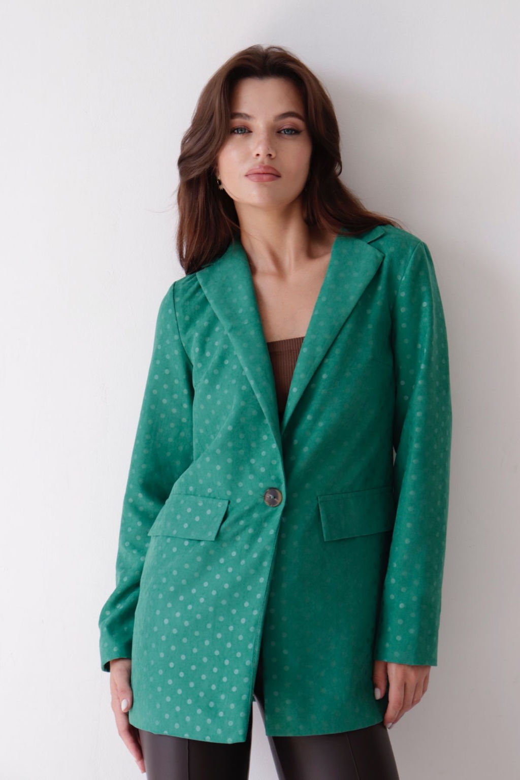 Жакет удлинённый с английским воротником - Martichelli фото 176