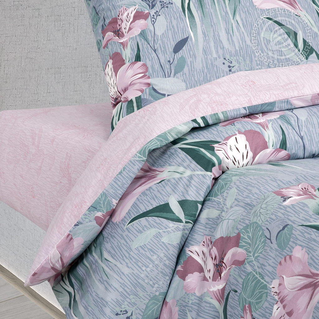 Постельное белье Алисия (поплин DE LUXE) Семейный АРТПОСТЕЛЬ-Поплин-DE LUXE