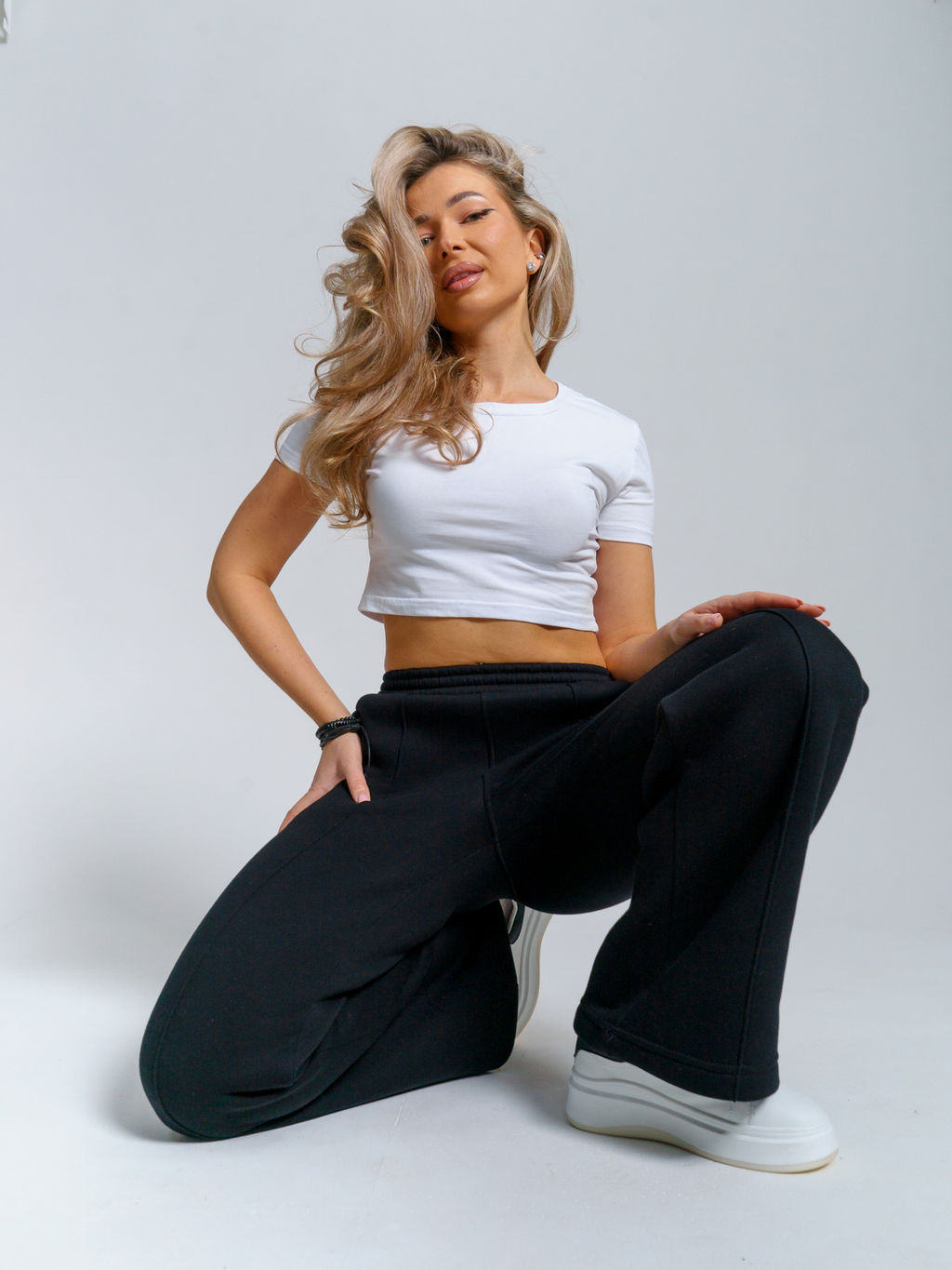 Брюки из футера трехнитка с начесом качество пенье - Svetekst фото 23