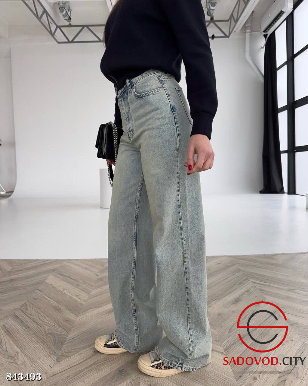 Женские джинсы с высокой посадкой