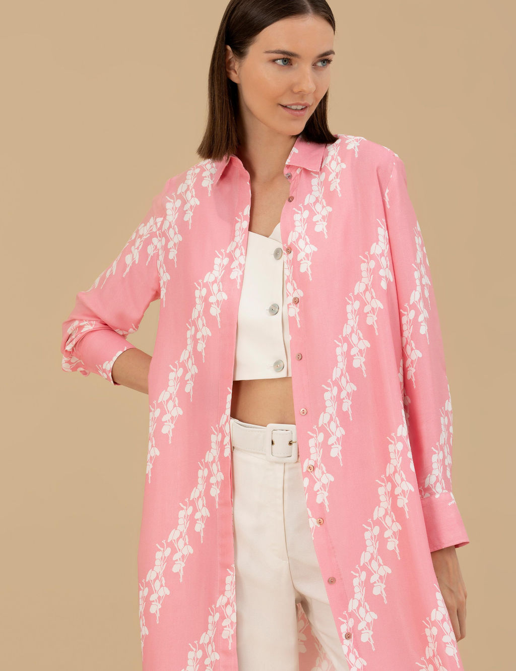 Pembe Comfort Fit Tunik - Pierre cardin фото 4