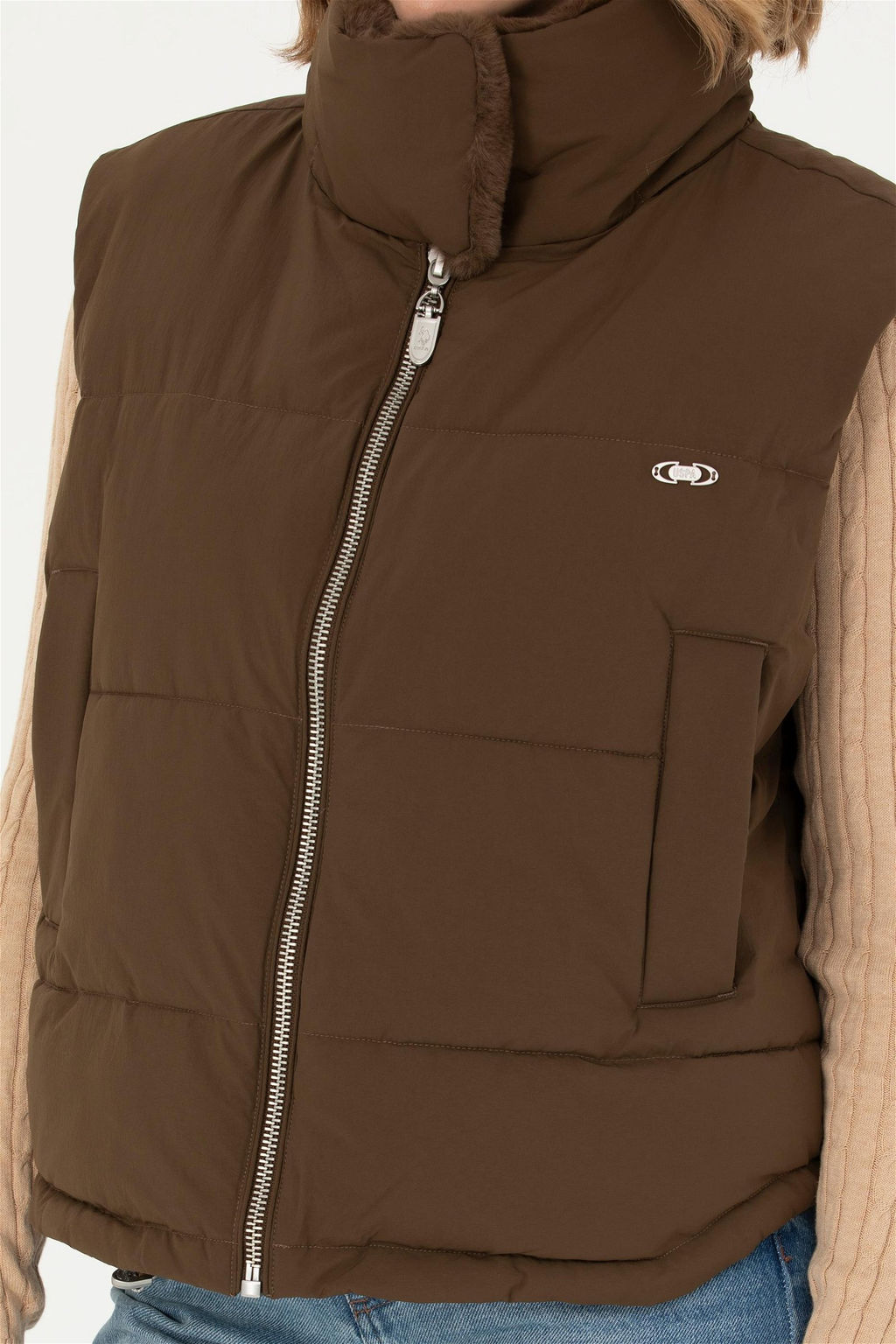 U. S. Polo Assn Женский кокосовый жилет - U.s. polo assn фото 5