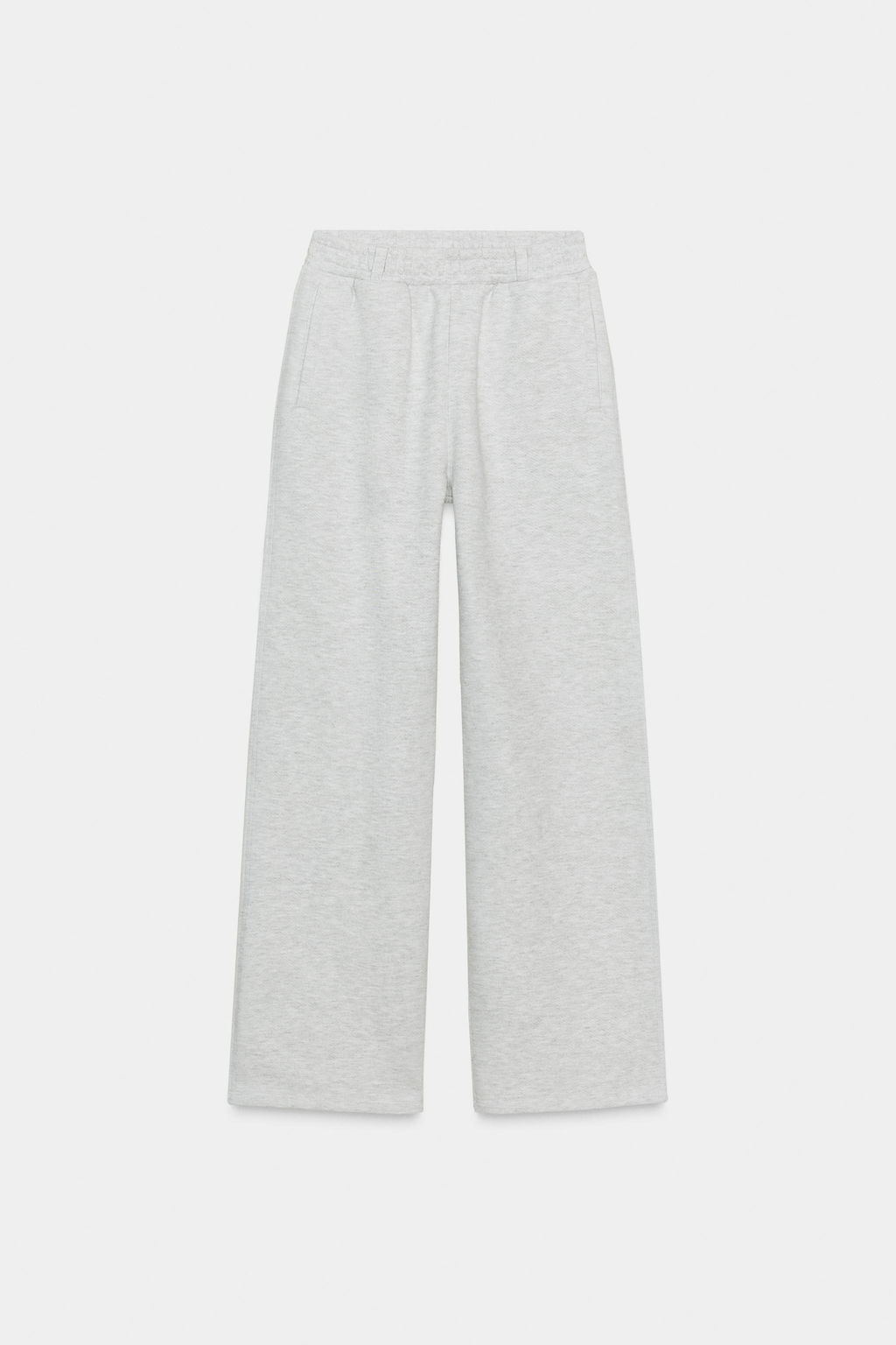 BELTED STRAIGHT-LEG FLEECE TROUSERS - Zara фото 6