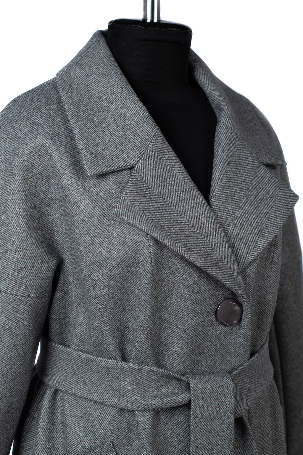 Пальто женское демисезонное (пояс) - El podio фото 10