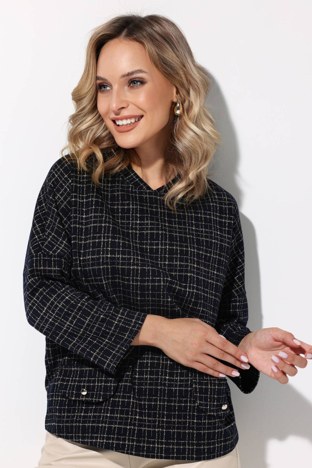 Блузка женская 4314/05/Синий - Rise фото 6