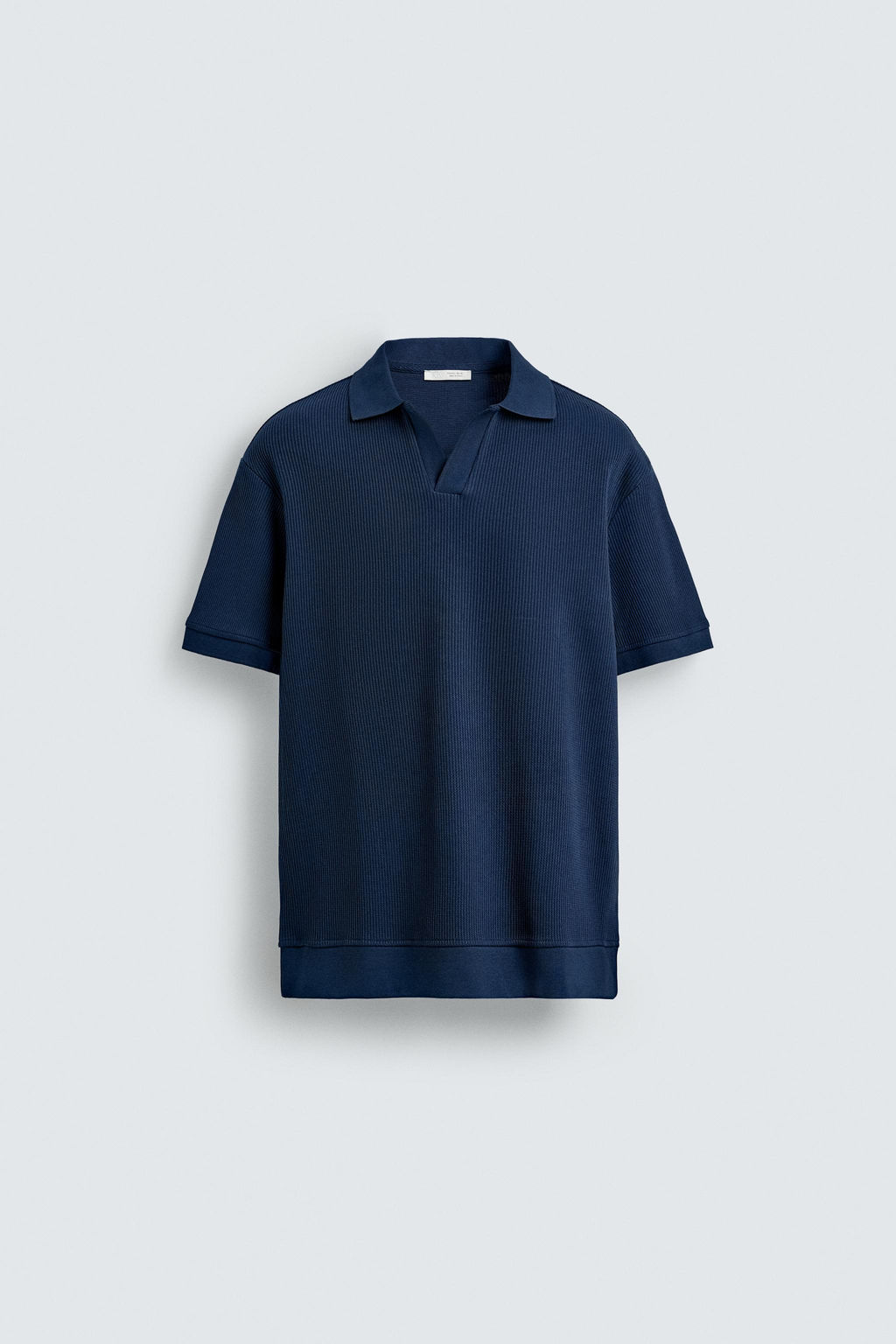 POLO ESTRUCTURA VERTICAL / Azul noche - Zara фото 7