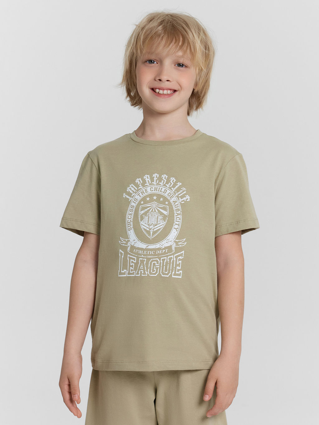 Комплект домашний для мальчиков бежевый - Mark formelle фото 2