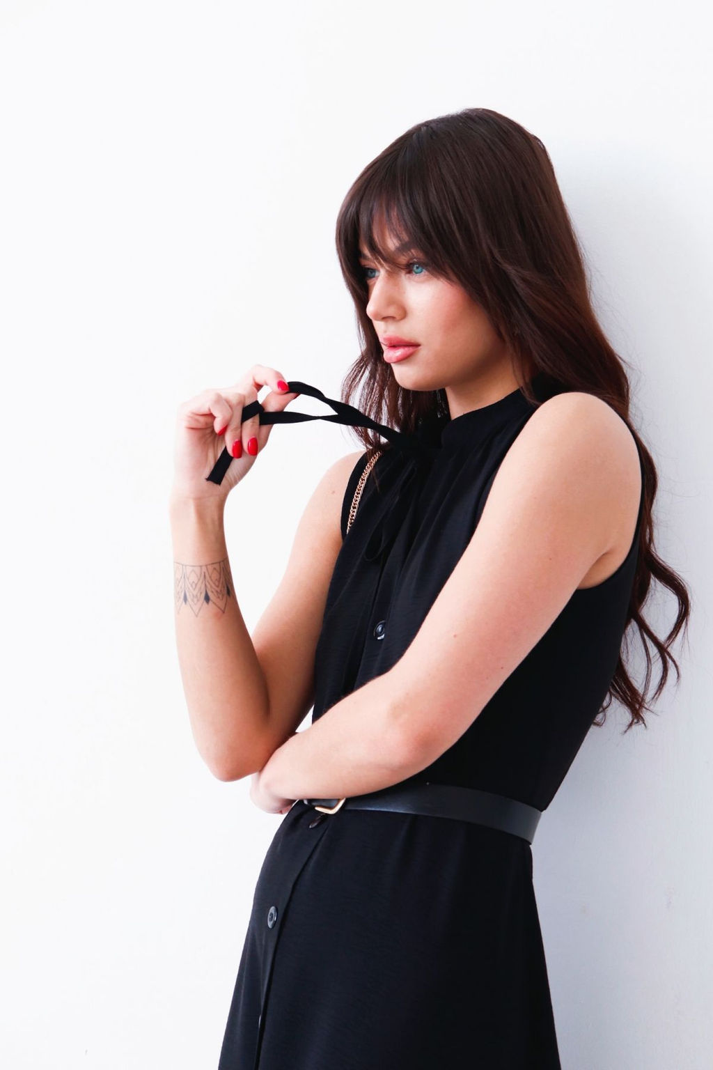 9277 Платье, как из к/ф Красотка, чёрное - Martichelli фото 12