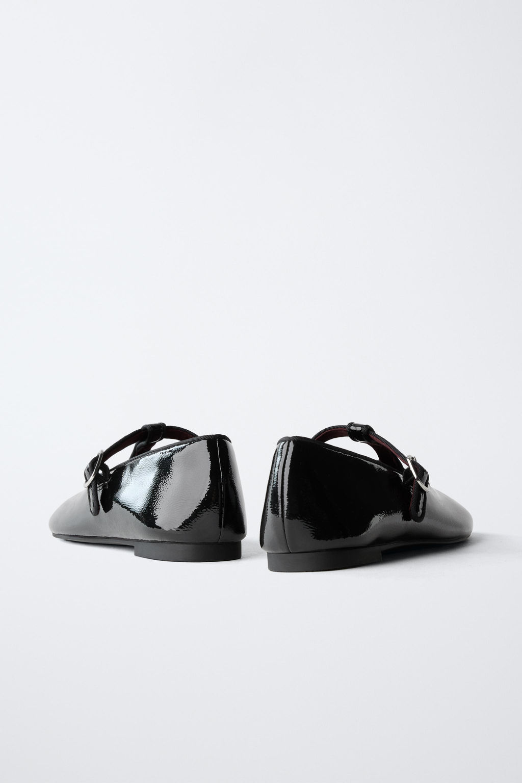 T-BAR BALLERINAS WITH HEART DETAIL - Zara фото 5