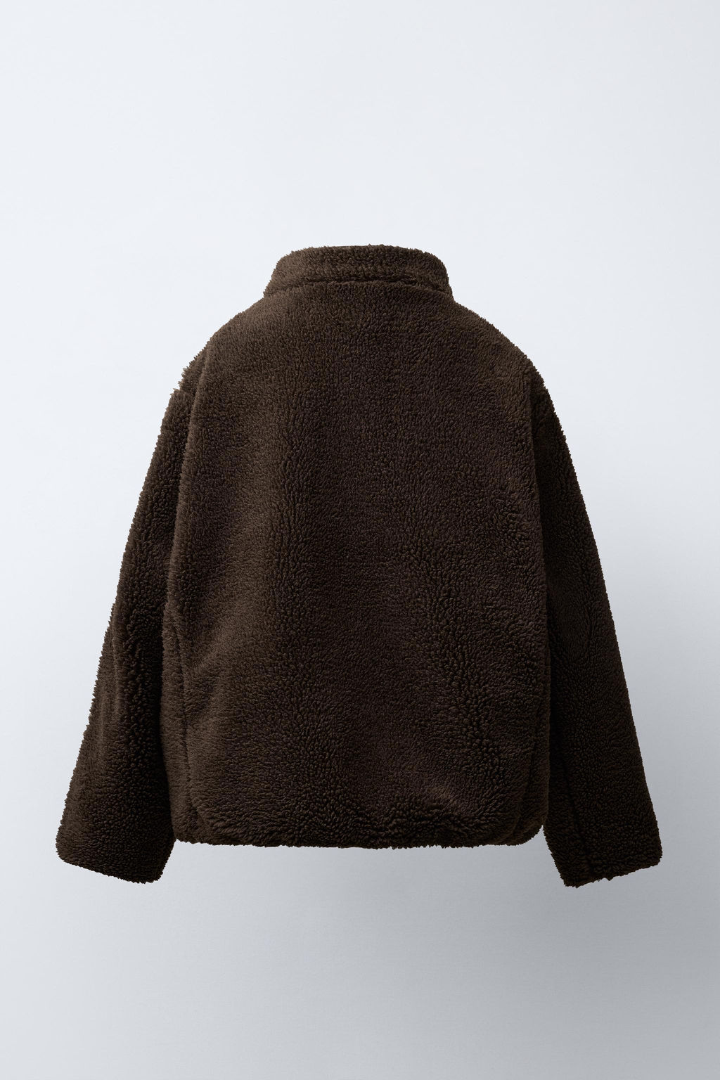 CHAMPION ® X ZARA FAUX SHEARLING FLEECE JACKET фото 4
