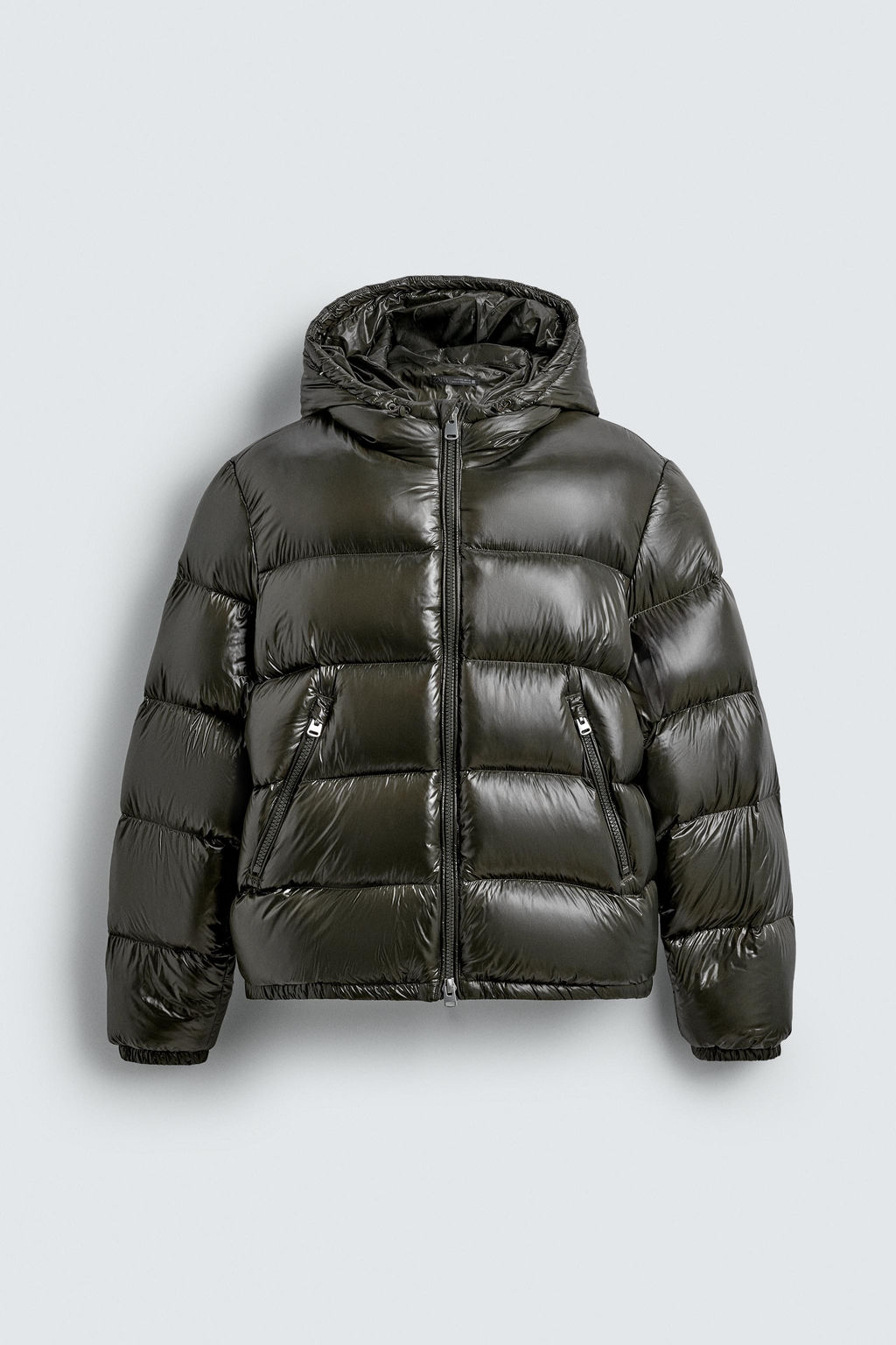 CAZADORA 80% PLUM?N - 20% PLUMA WATER REPELLENT / Khaki oscuro - Zara фото 7
