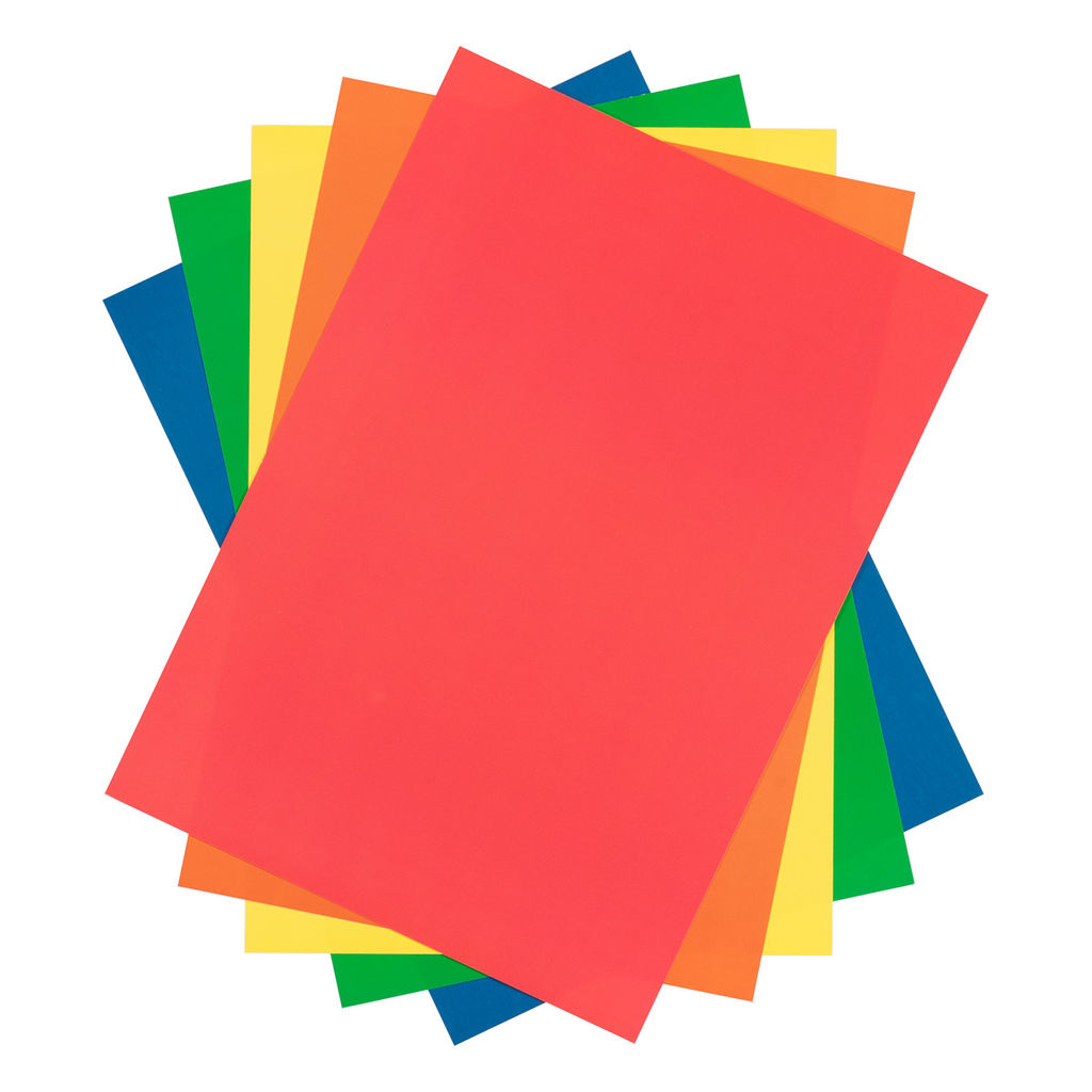 Лео Учись Картон цветной, мелованный LNSCC-03 200 г/м2 A4 21 х 29.7 см 5 л. 5 цв фото 6