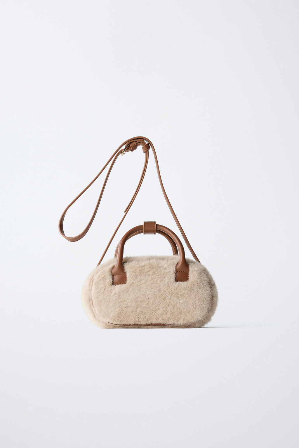 BOWLING SHEEPSKIN CROSSBODY BAG - Zara фото 9