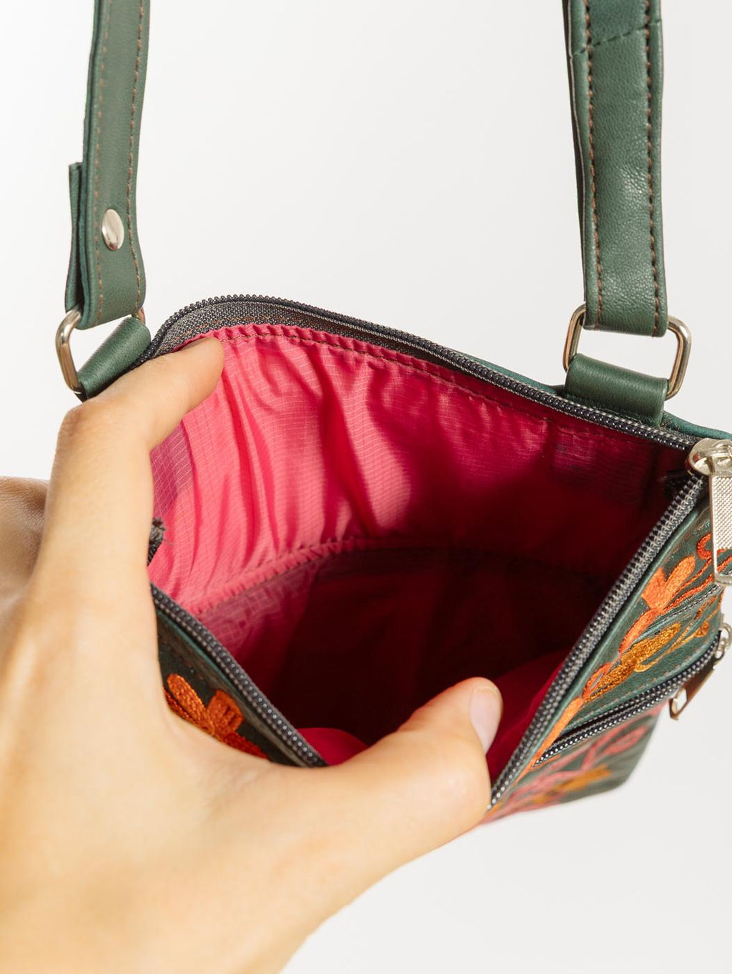 Сумка натуральная кожа через плечо №1114/46 - Ганг фото 6