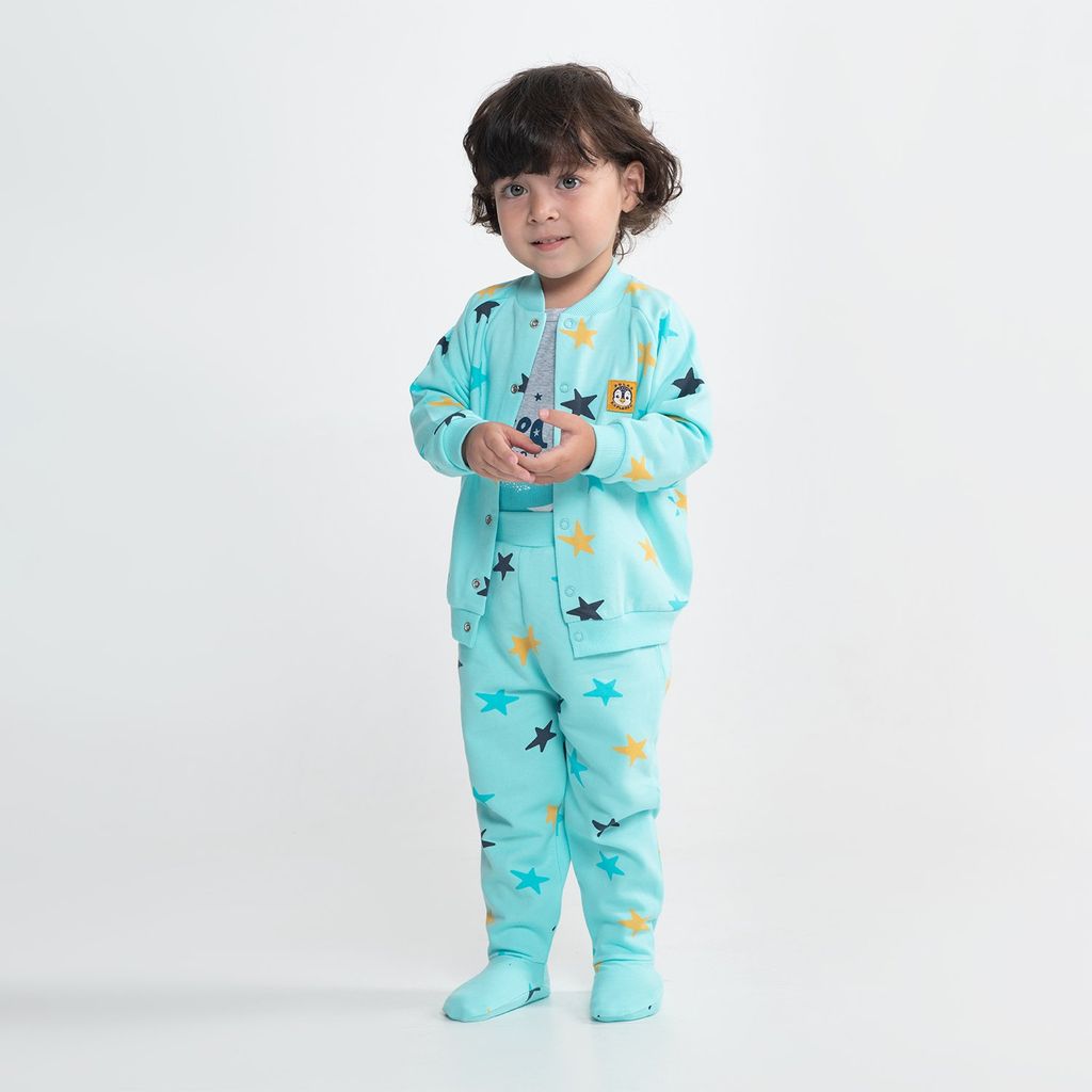 CRB wear/CWNB 62876-49-289 Кофточка для мальчика, светло-бирюзовый/Ex.Cherubino  фото 3